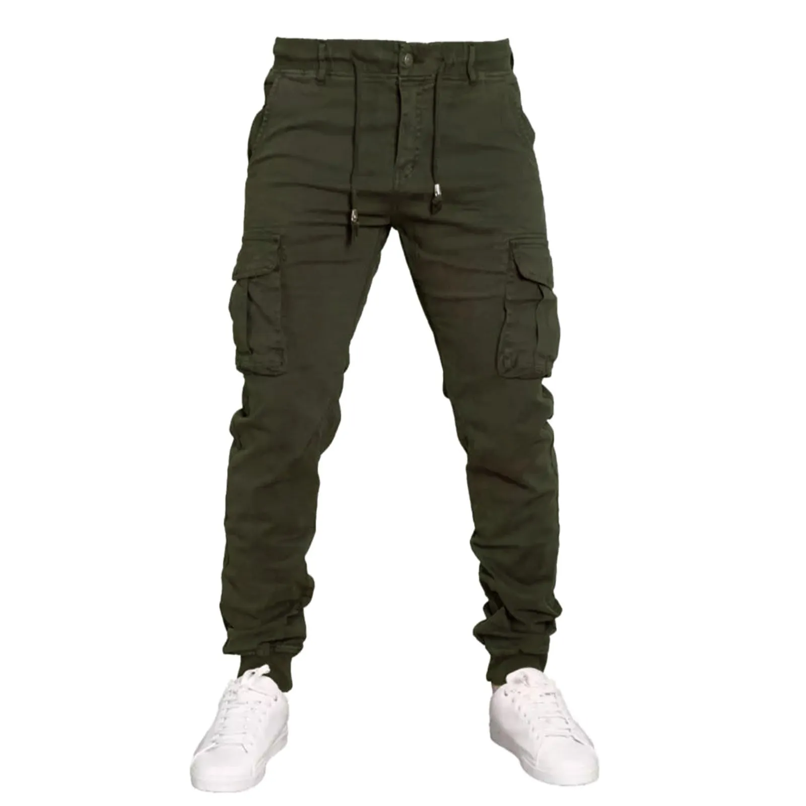 Toocool Pantaloni Cargo Militari Uomo in Cotone G6538 G6601 Estivo Verde Taglia 46 - immagine 1