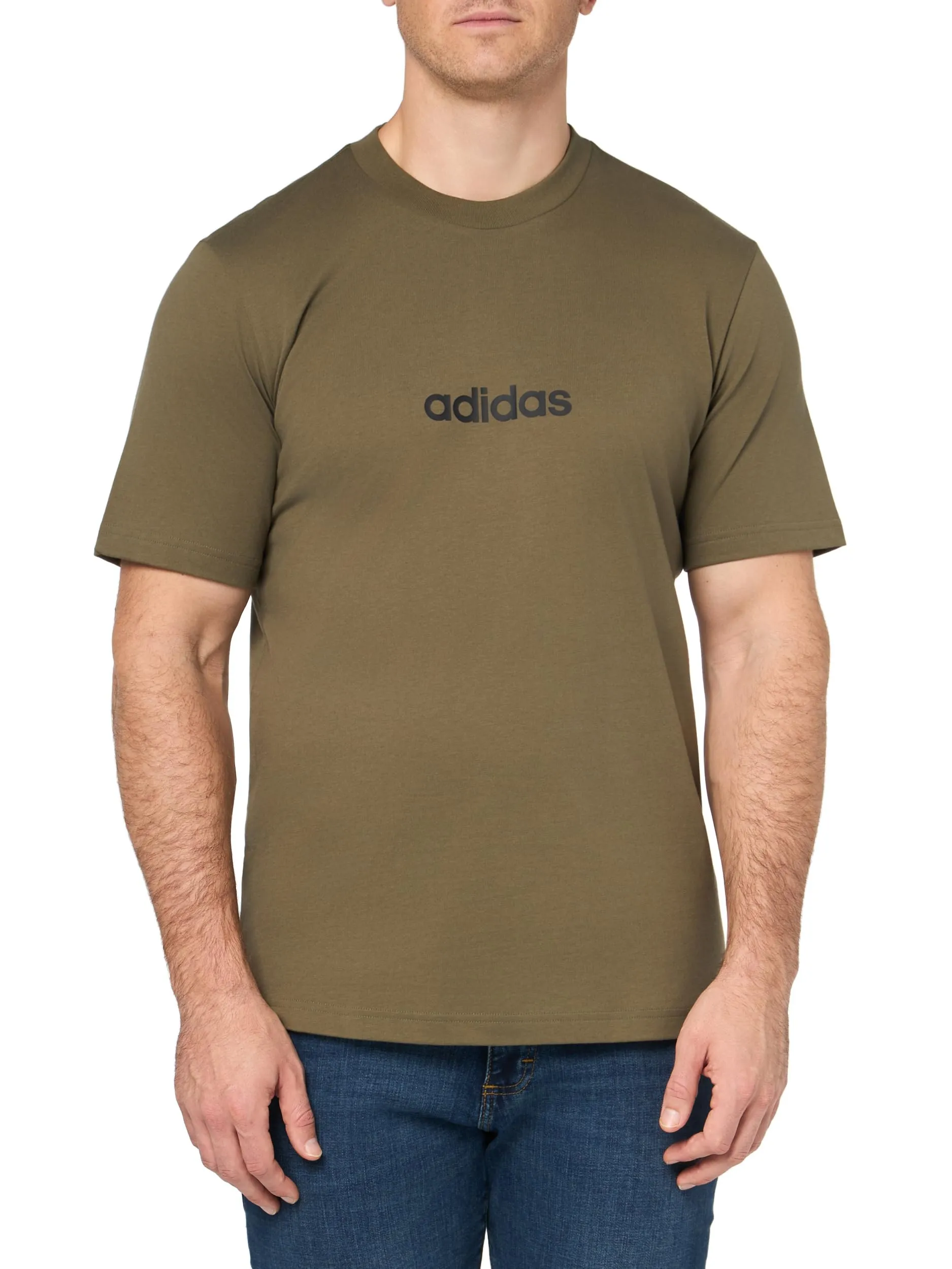 Adidas Essentials Linear Single T-Shirt Uomo, XL - immagine 3