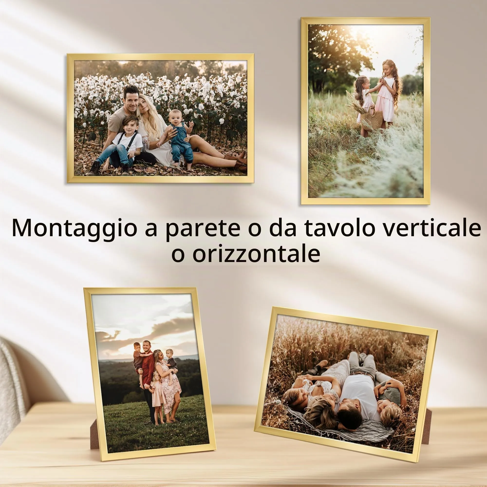 Giftgarden Cornice in PVC Dorata 20x30 cm - immagine 4