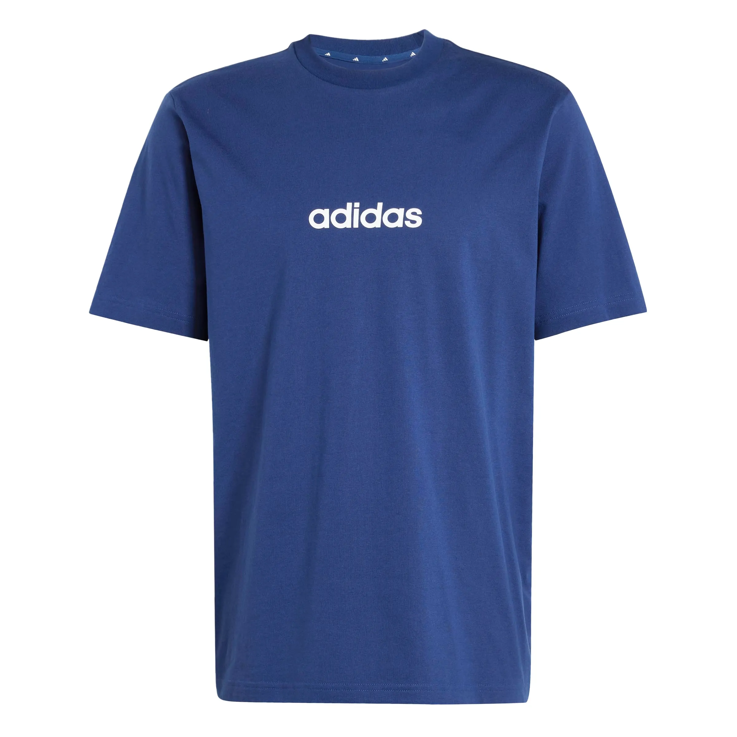 Adidas Essentials Linear Single Maglietta in Jersey da Uomo, S - immagine 6