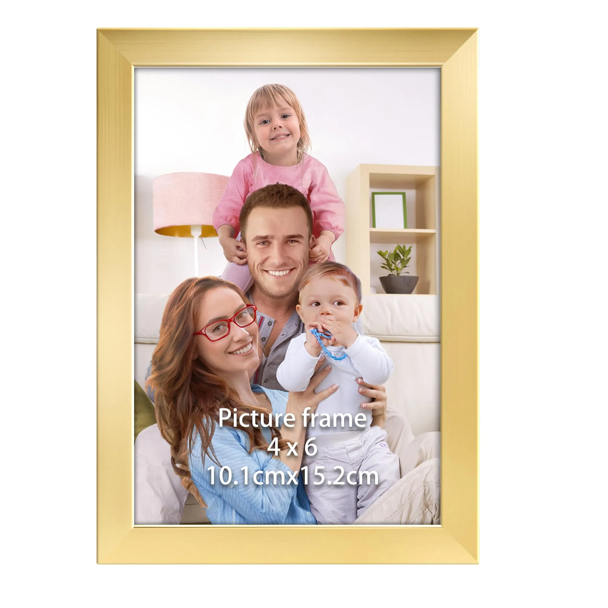 Giftgarden Cornice 10x15 in PVC Dorata, 1 Pezzo - immagine 1
