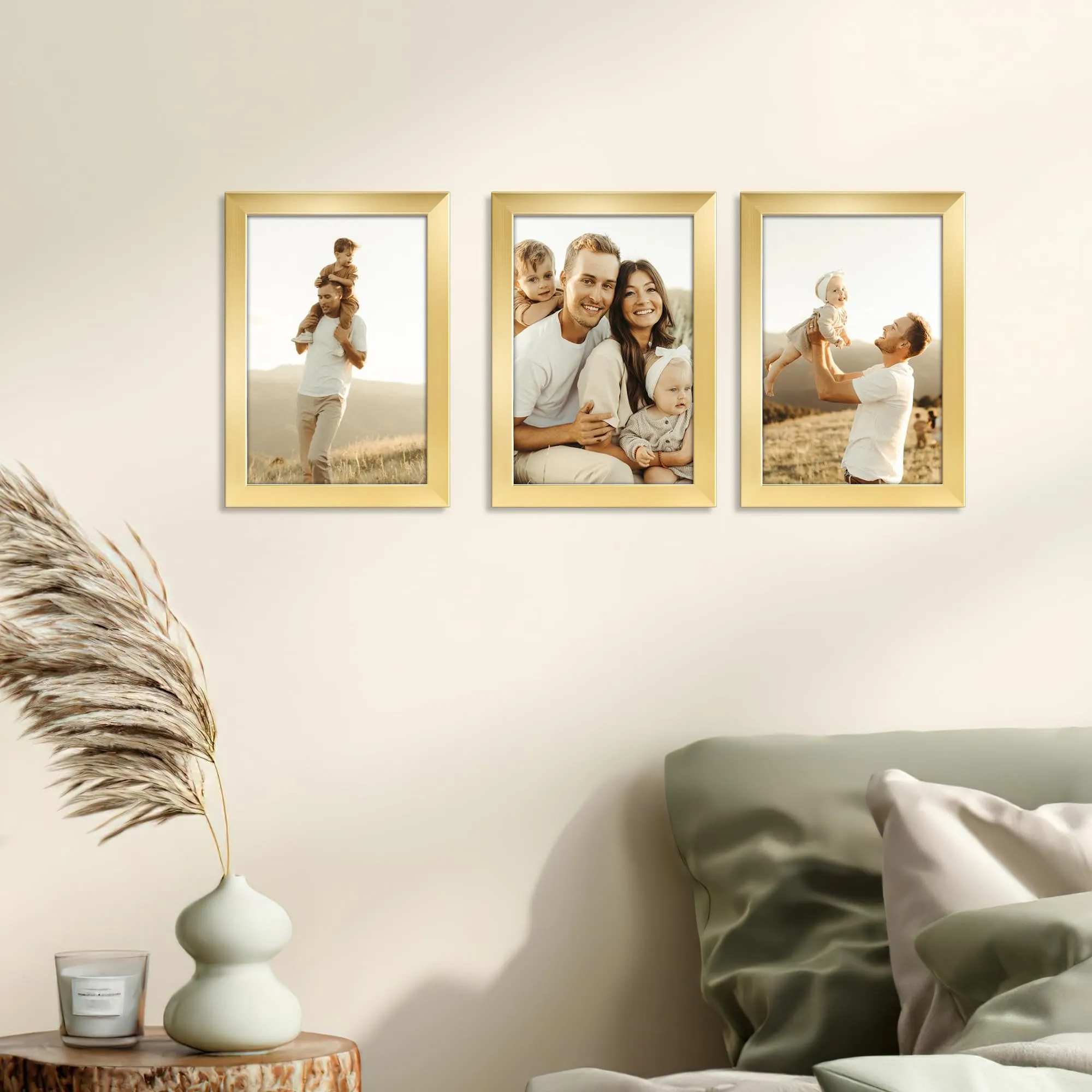 Giftgarden Cornice 10x15 in PVC Dorata, 1 Pezzo - immagine 4