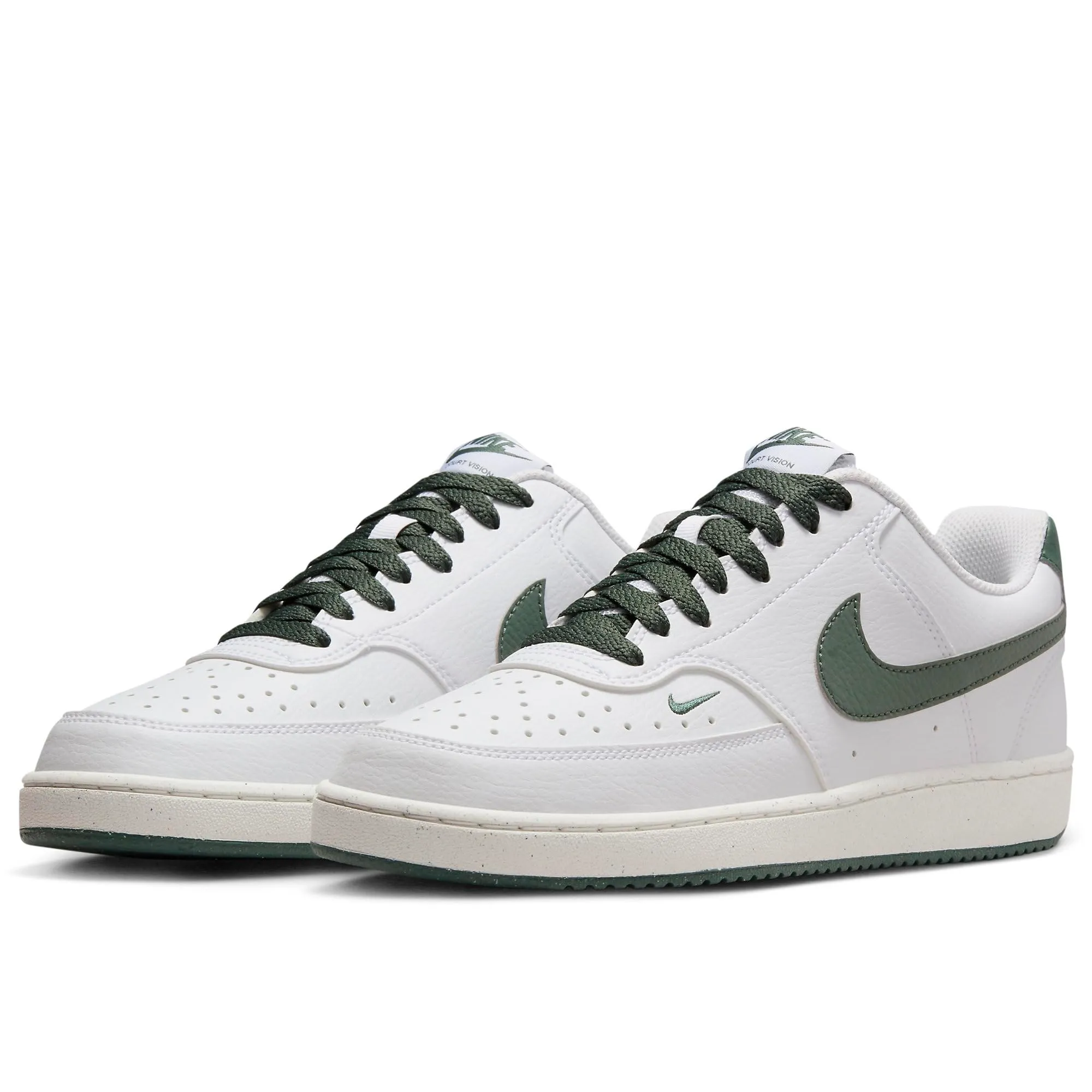 Nike Court Vision Lo NN, White/Vintage Green-Sail, FV9952-101 - immagine 3