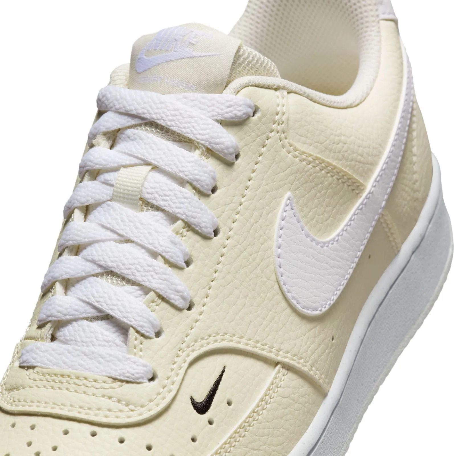 Nike Court Vision Lo NN White/Pale Ivory-Black FV9952-100 - immagine 7