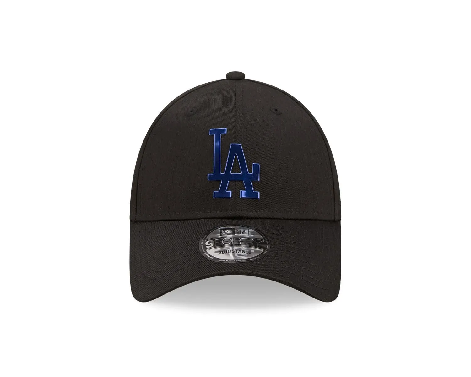 New Era Los Angeles Dodgers MLB Snapback Berretto da Baseball Visiera Curva Nero - immagine 2