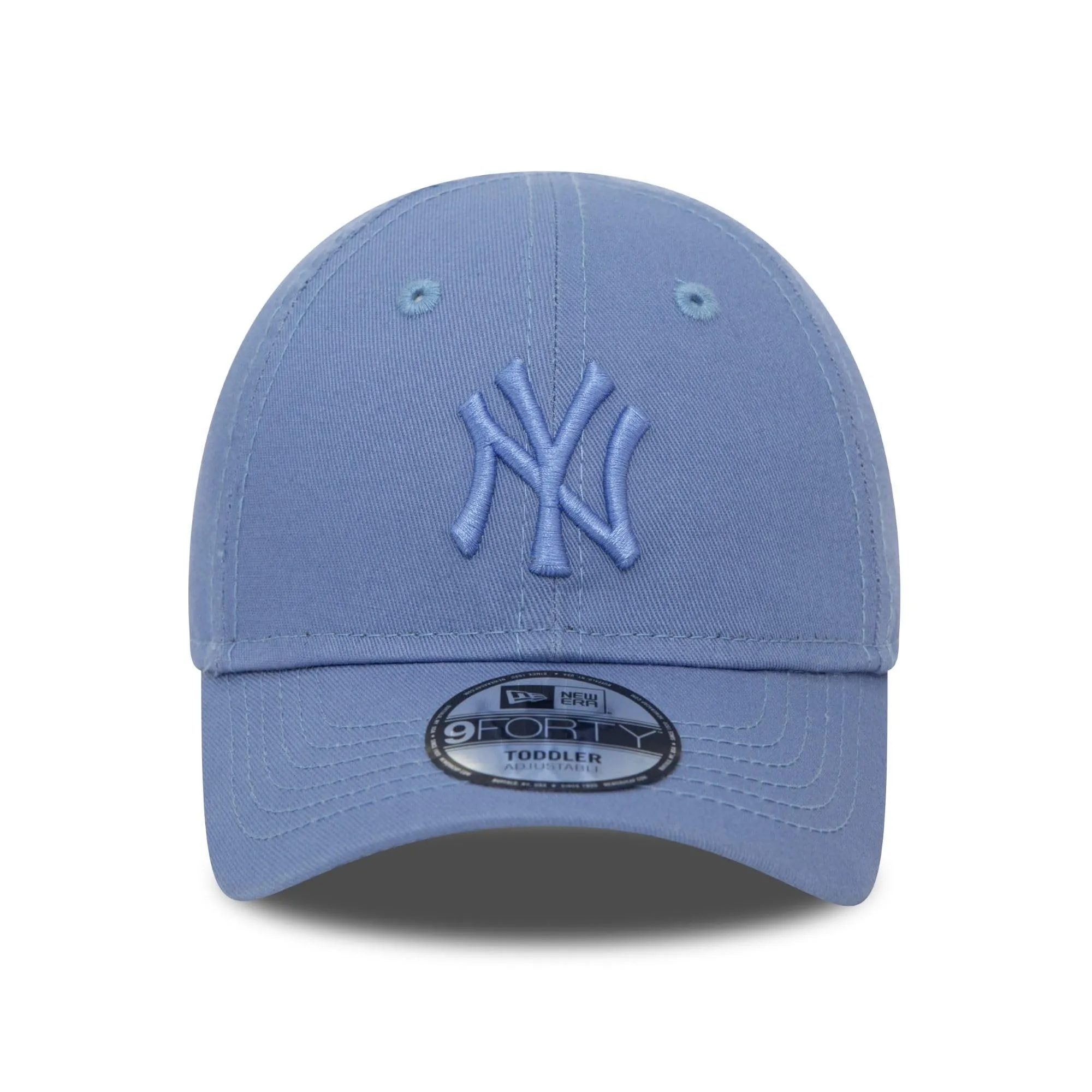 New Era New York Yankees MLB 9Forty Berretto Bambino Piccolo Blu Logo Tonale Chiusura in Velcro - immagine 2