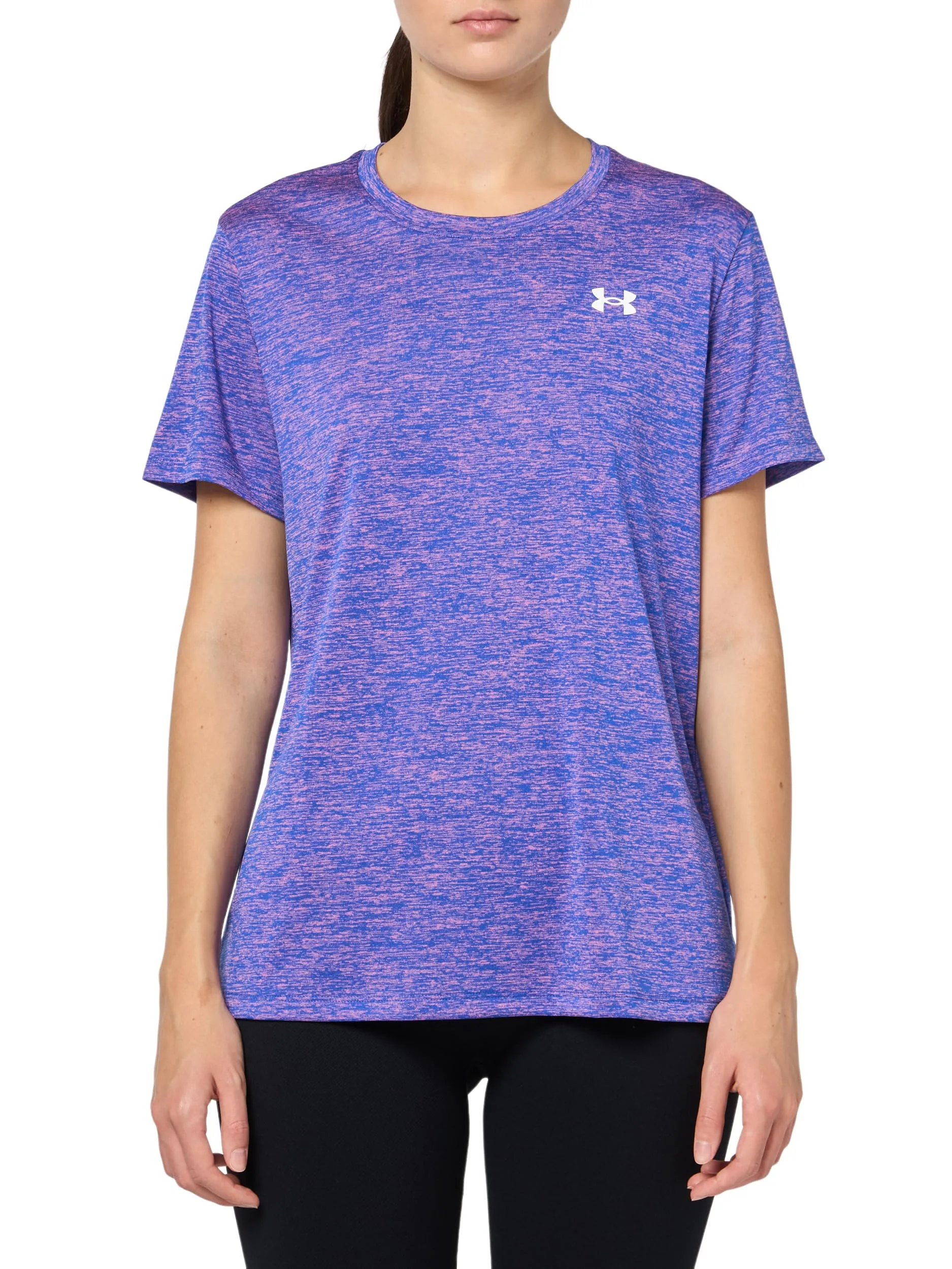 Under Armour Maglietta Tech Twist a Maniche Corte con Girocollo da Donna, S - immagine 1