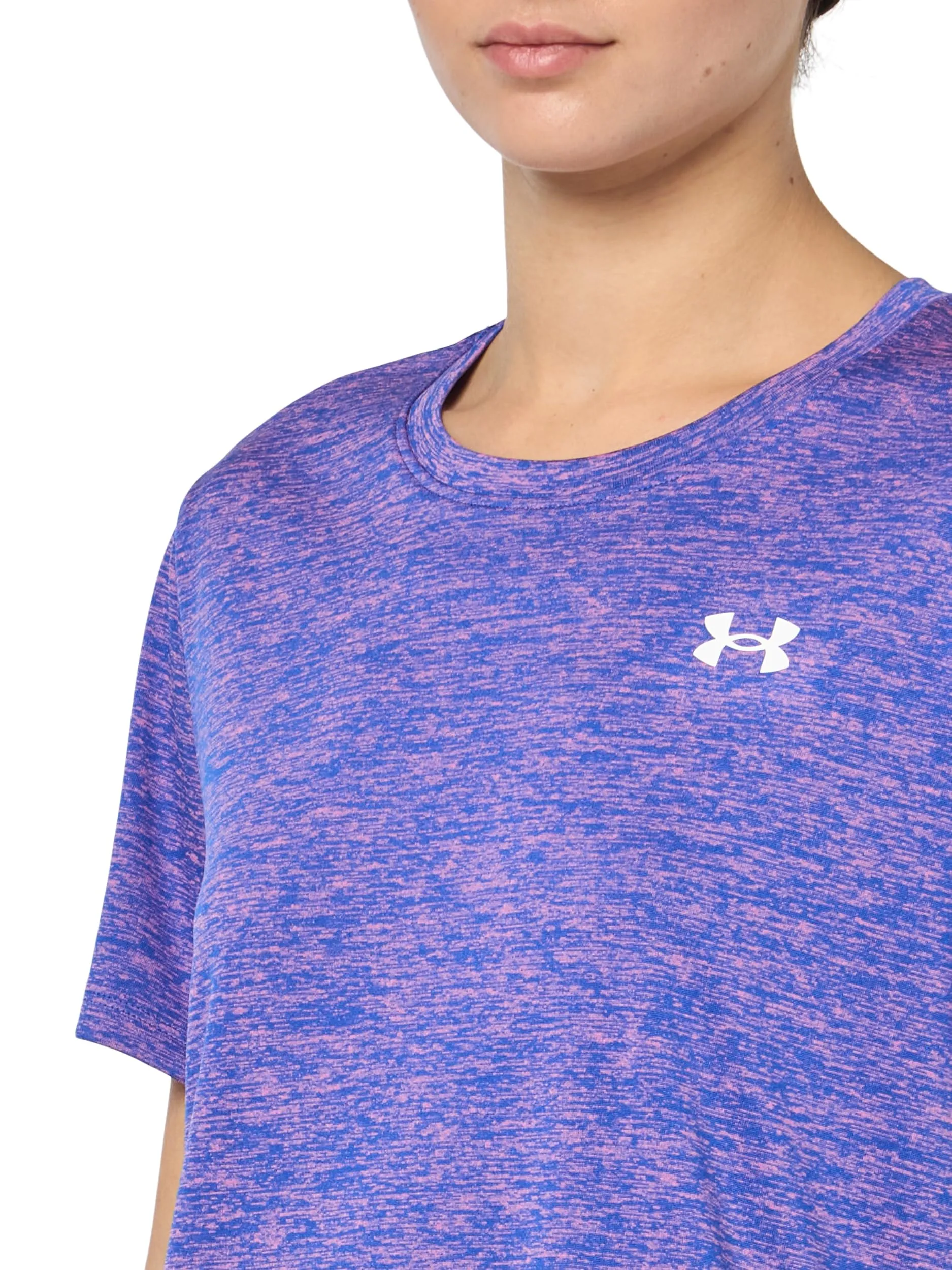 Under Armour Maglietta Tech Twist a Maniche Corte con Girocollo da Donna, S - immagine 3