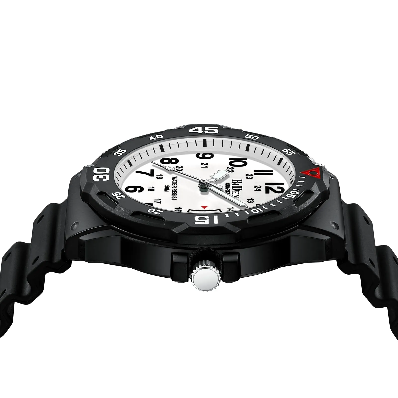 HANPOSH Orologio Uomo Analogico Quarzo Impermeabile con Data e Luminosa R009 - immagine 5
