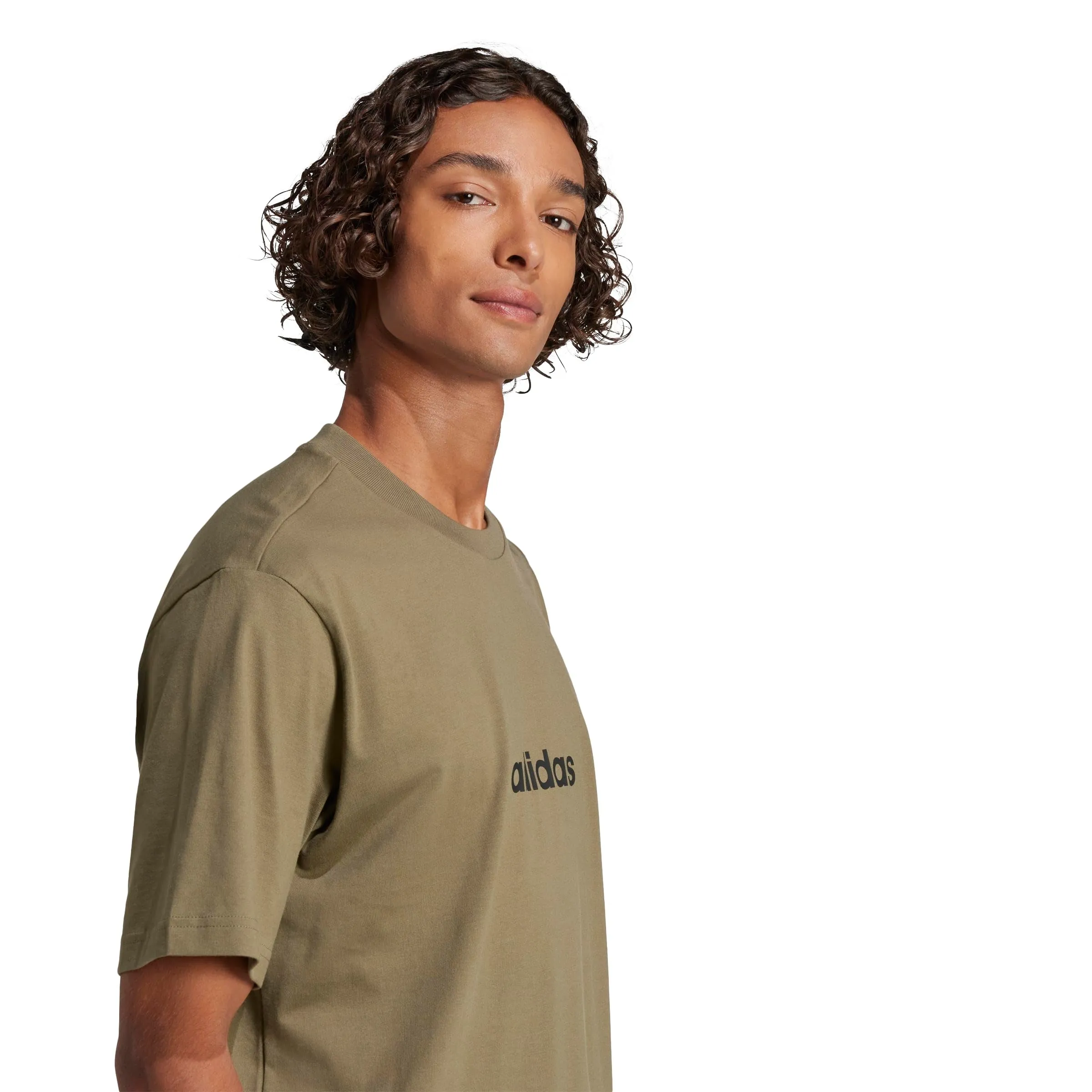 Adidas Essentials Linear Single T-shirt Uomo, XL Tall - immagine 5