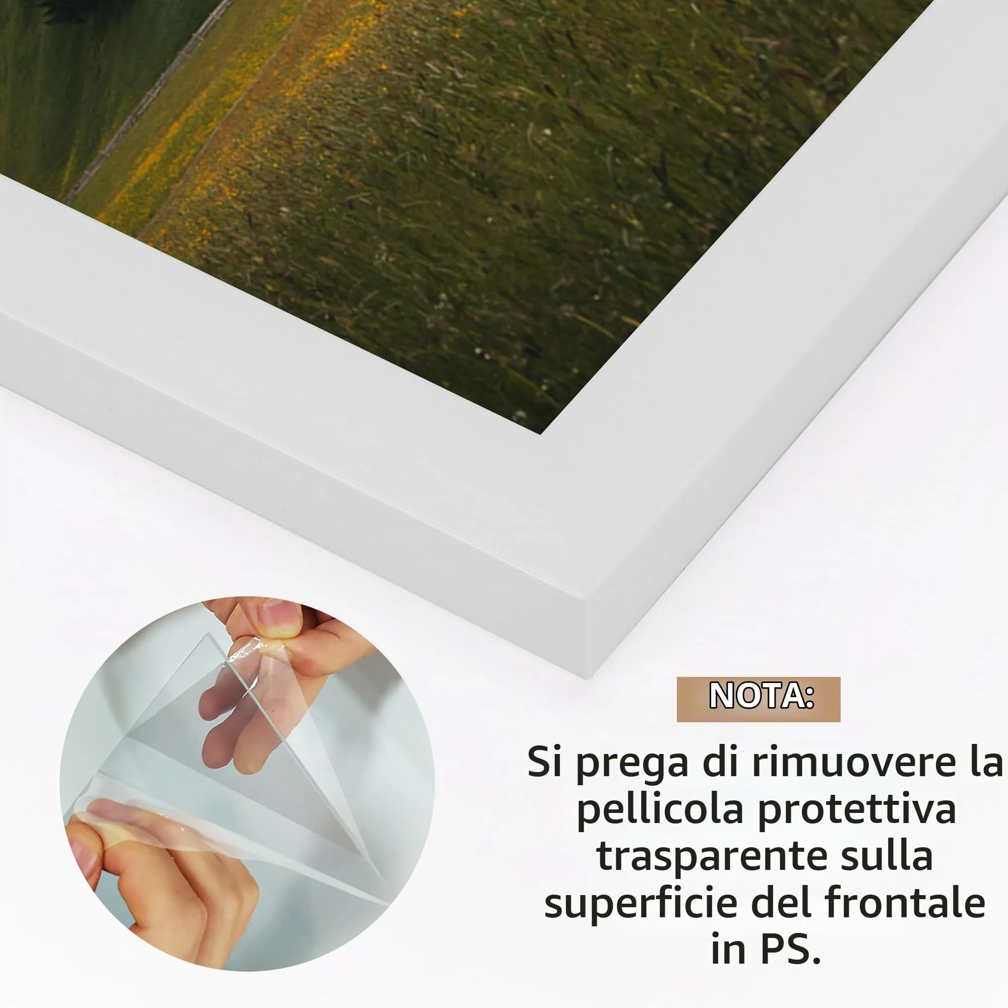 Giftgarden Cornice in PVC Bianca 40x50 cm - immagine 4