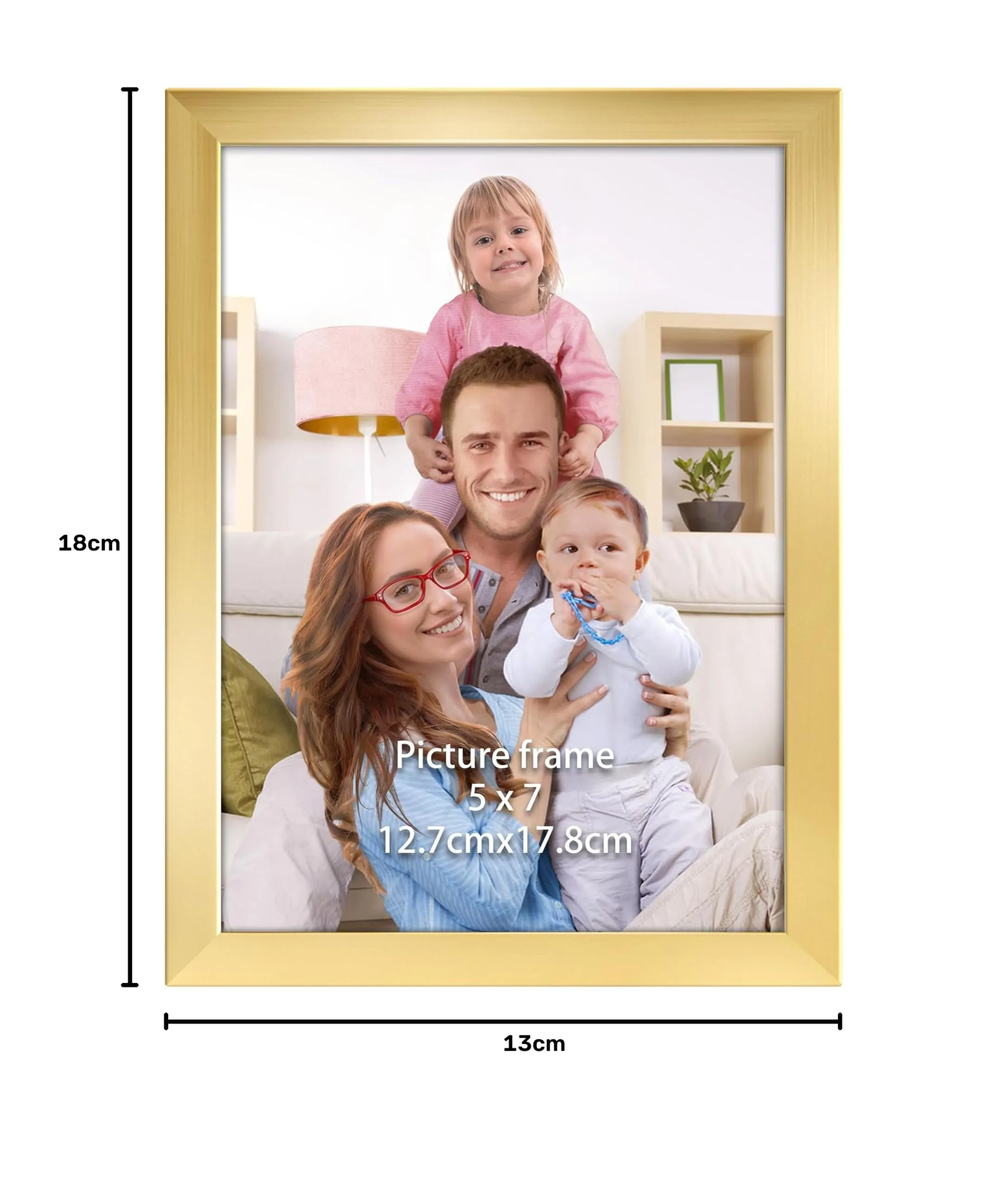 Giftgarden Cornice in PVC Dorata 13x18 cm, 1 Pezzo - immagine 8