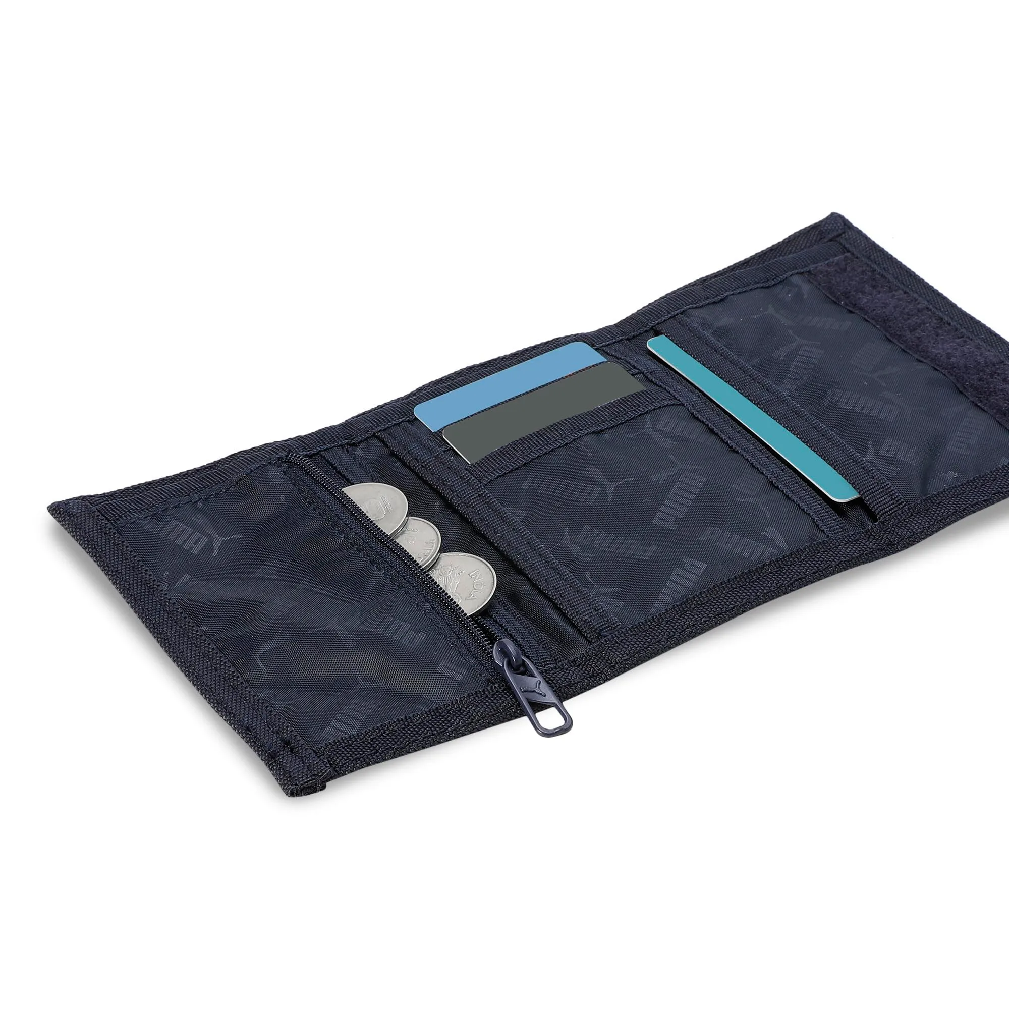 Puma Phase Wallet - Kids Unisex, Navy, OSFA - 054757 - immagine 6