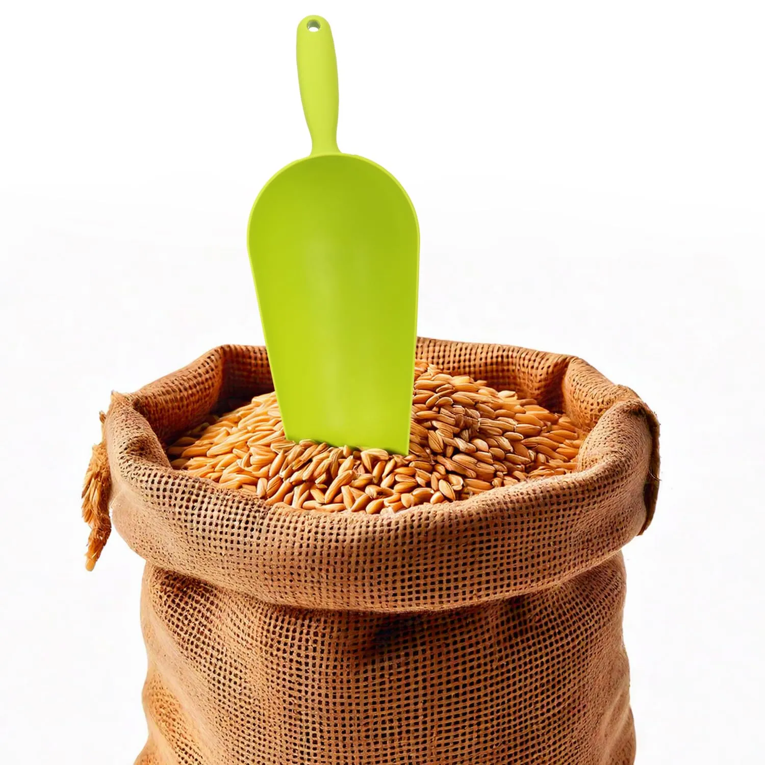 com-four Paletta per alimenti per animali, 28,5 cm e 32,5 cm, 2 pezzi, Verde - immagine 6