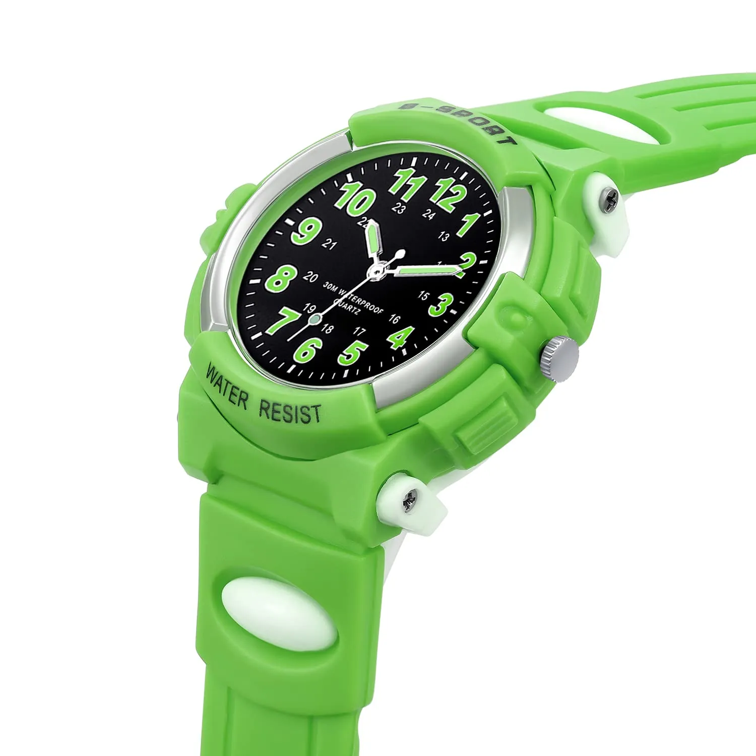 GUUMUXIN Orologio Analogico Bambini, Impermeabile 30M, 4-12 Anni - immagine 6