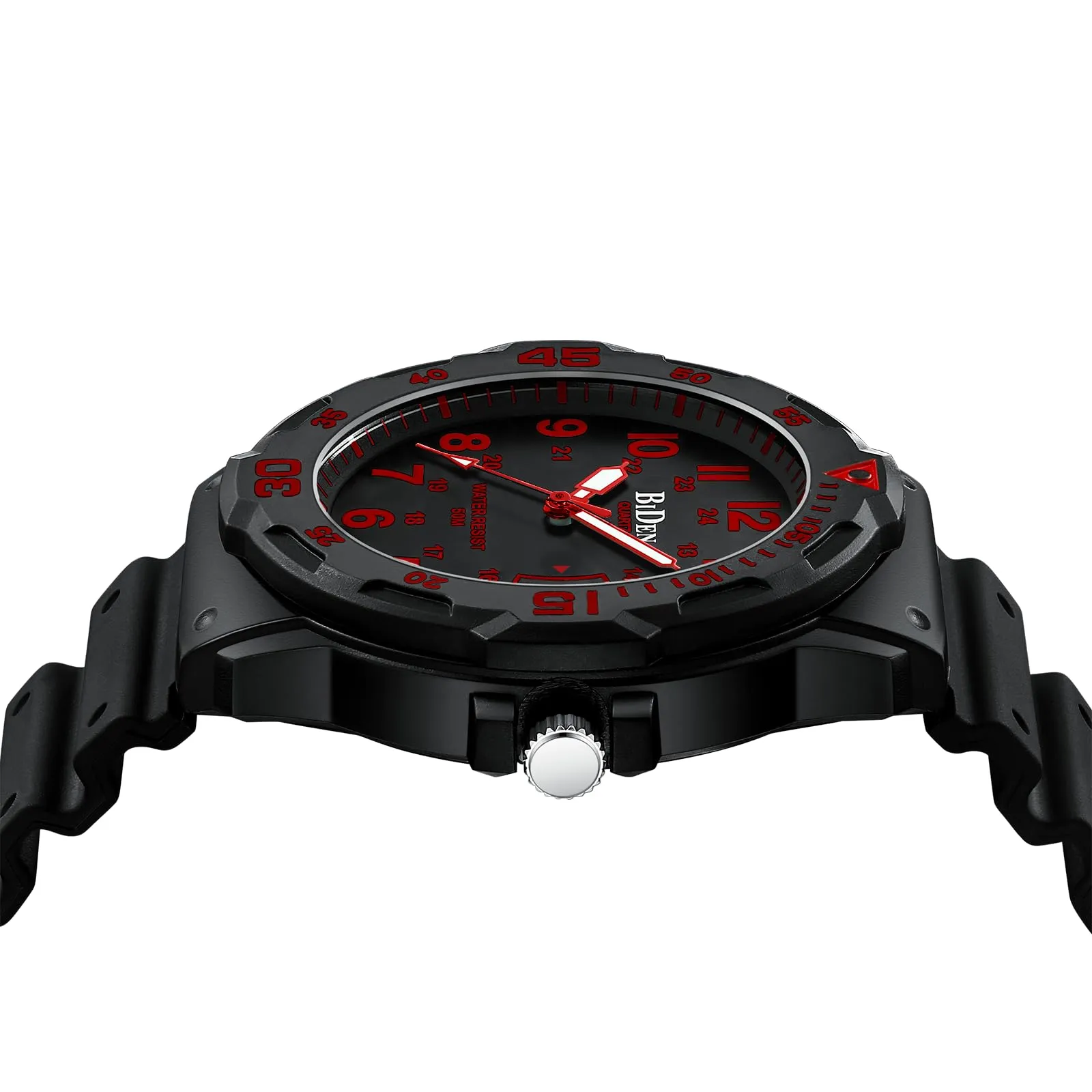 HANPOSH Orologio Uomo Analogico Quarzo Impermeabile 5ATM con Data e Quadrante Luminoso - immagine 5