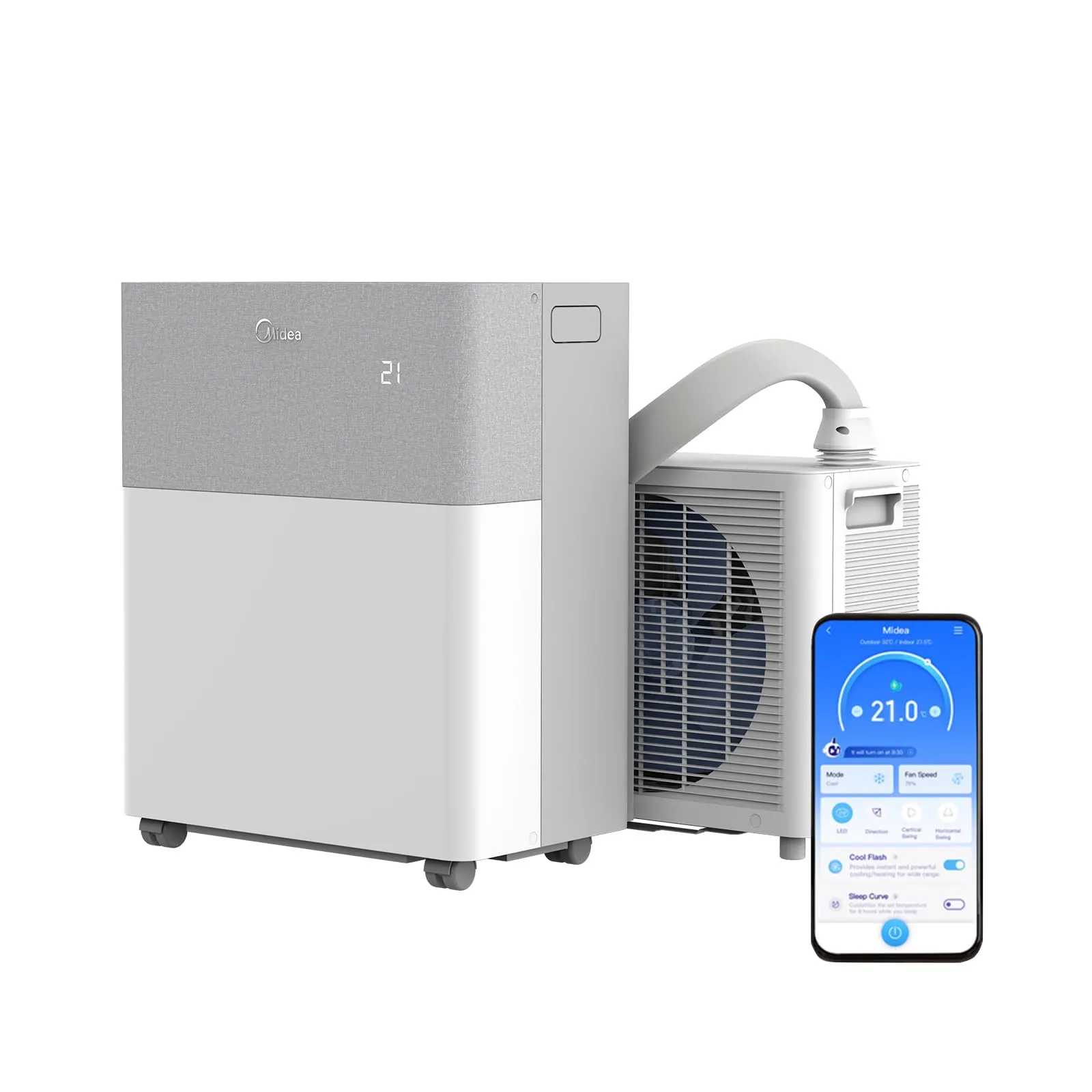 Midea PortaSplit 12000 BTU Climatizzatore Portatile Inverter, Raffreddamento e Riscaldamento - immagine 1