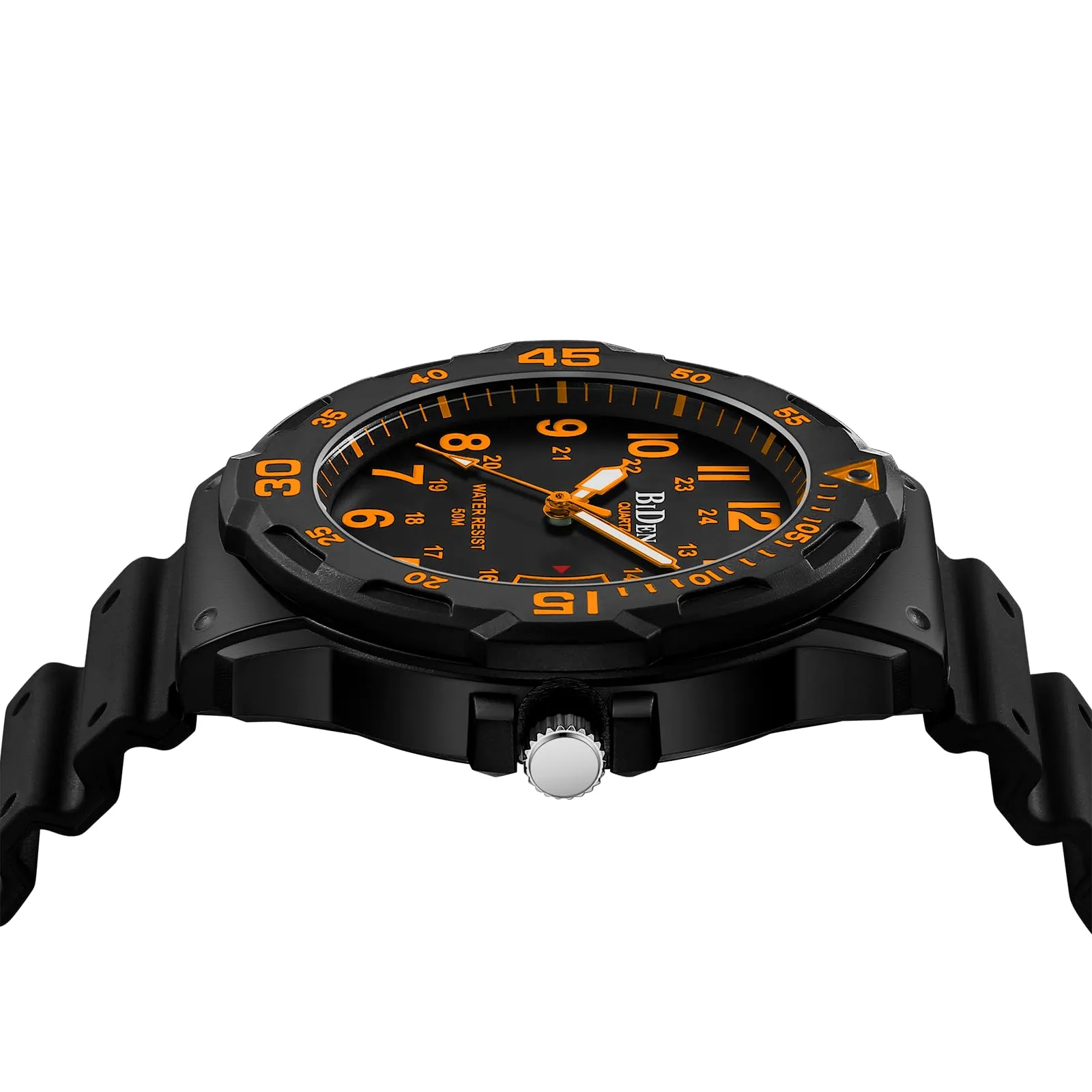HANPOSH Orologio Uomo Analogico Quarzo Impermeabile con Data Luminosa R009 - immagine 5