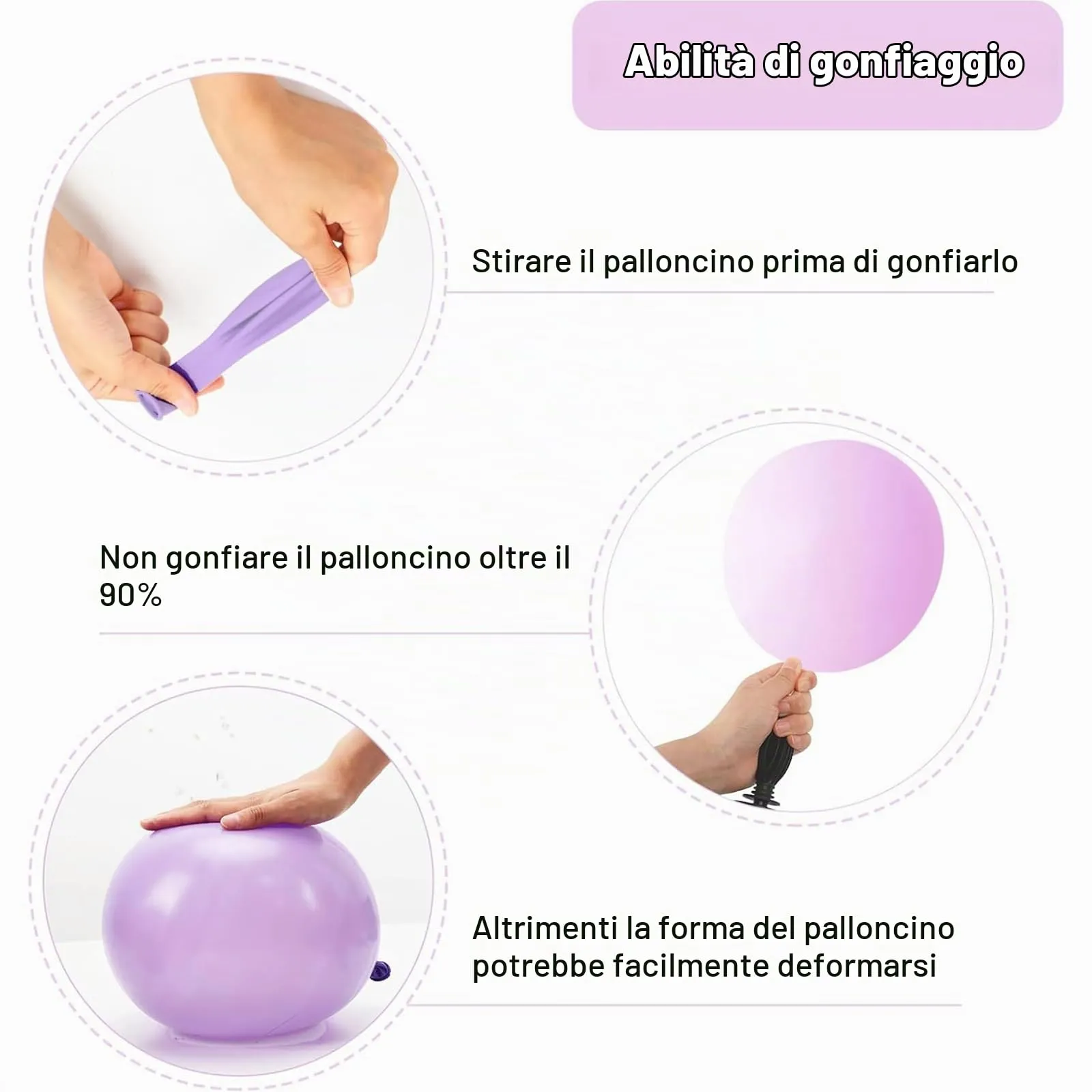 fairymaiden Kit Ghirlanda di Palloncini Macaron Pastello, 141 Pezzi Colori Assortiti - immagine 7