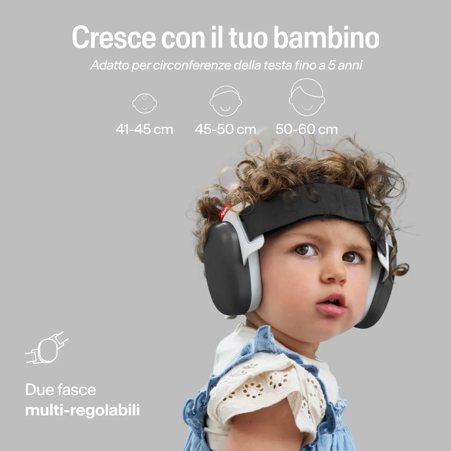 Alpine Muffy Baby Comfort Paraorecchie per Neonati e Bambini, Attenuazione 24 dB, Nero - immagine 7
