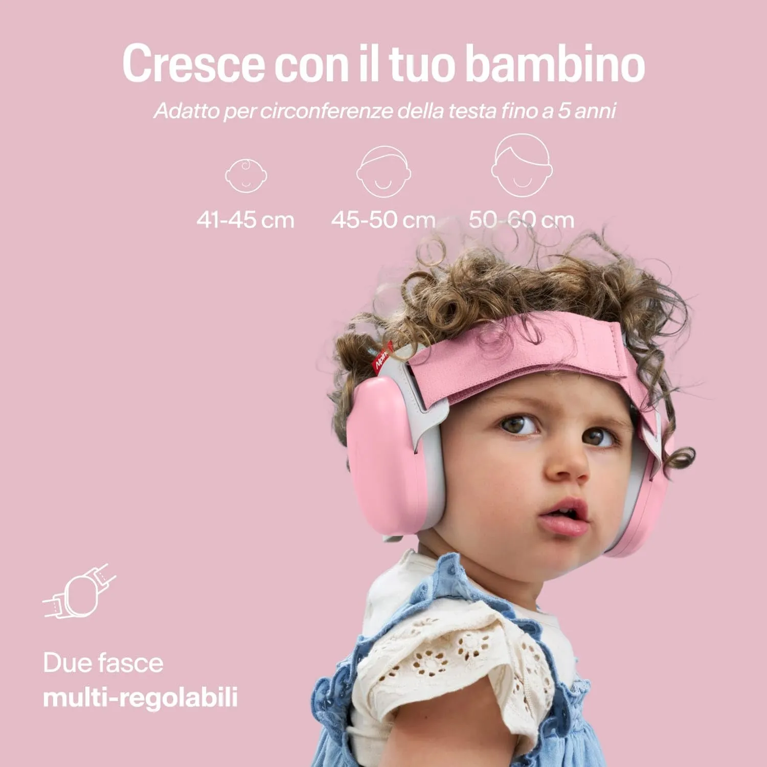 Alpine Muffy Baby Comfort Paraorecchie per Neonati e Bambini, 0-48 Mesi, Attenuazione 24 dB, Rosa - immagine 7