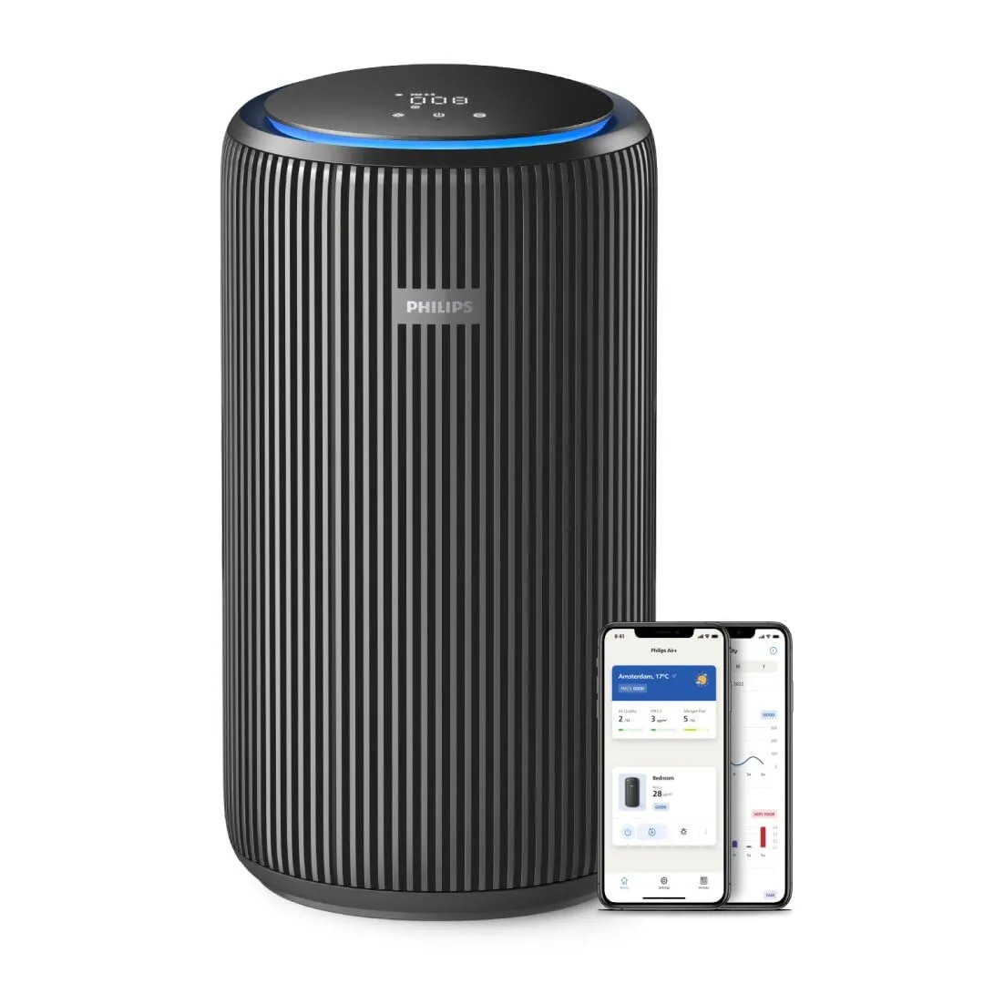 Philips Purificatore d'aria Serie 4200 AC4221/11, Filtro HEPA, 156m², CADR 600m³/h, Nero - immagine 1