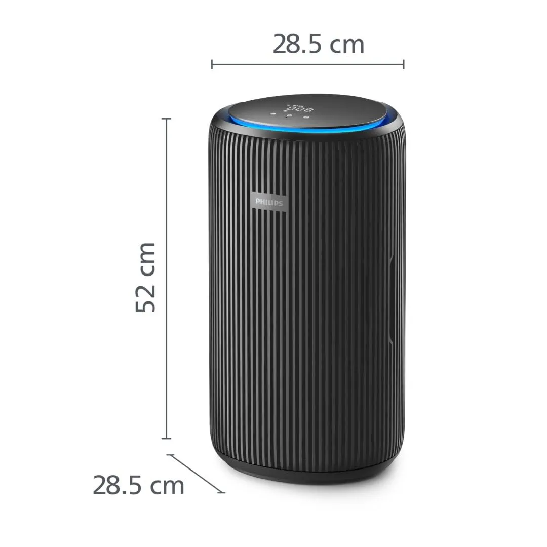 Philips Purificatore d'aria Serie 4200 AC4221/11, Filtro HEPA, 156m², CADR 600m³/h, Nero - immagine 3