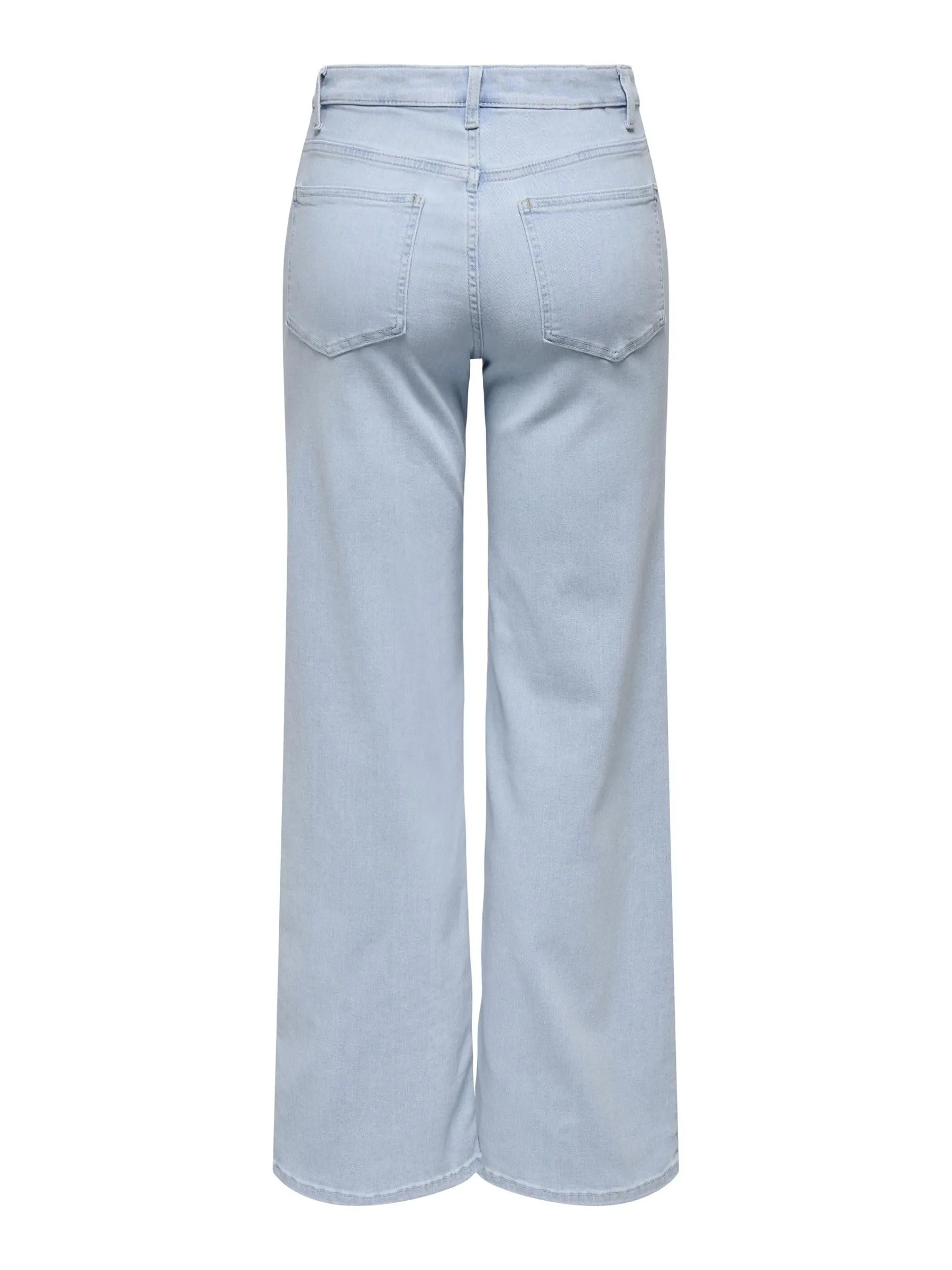 ONLY Onlmadison Blush HW Wide DNM Cro495 Noos, Denim Sbiancato Blu Chiaro, XL W x 32L - immagine 4