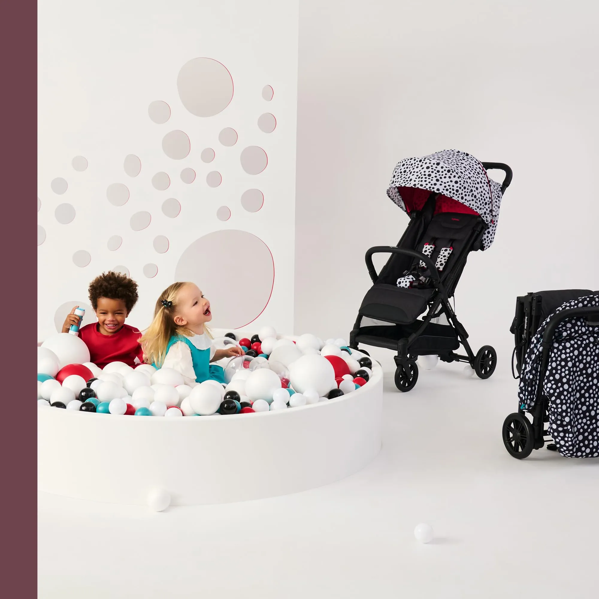 Inglesina Quid 2 Passeggino leggero, Polka Dots White - immagine 6