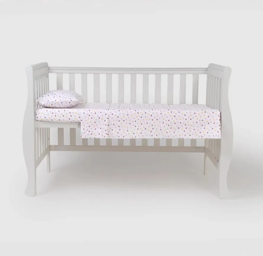 TRAMAS+ Set Lenzuola per Culla e Miniculla in Cotone, 3 Pezzi, 50x80cm, Julie - immagine 1