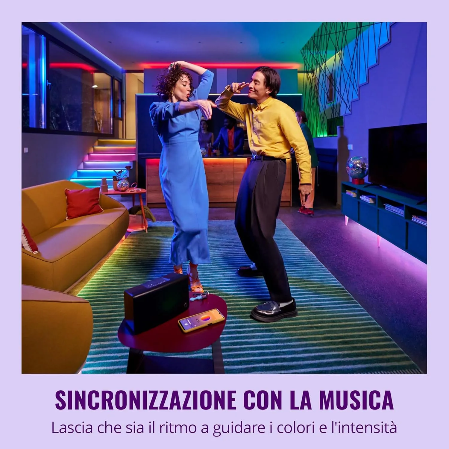 WiZ Striscia LED Smart RGB, Tagliabile, 30 m - immagine 4