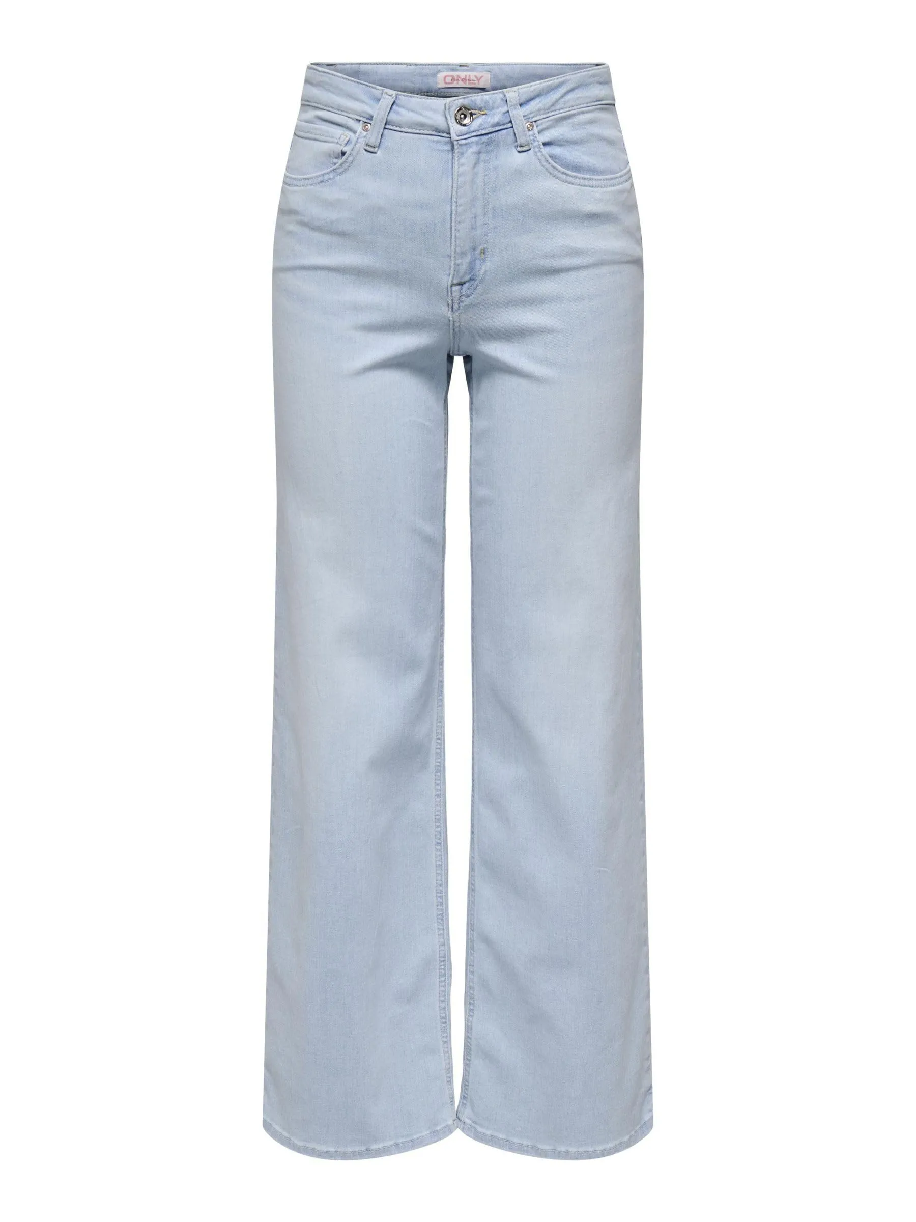 ONLY Onlmadison Blush HW Wide DNM Cro495 Noos, Denim Sbiancato Blu Chiaro, (S) W x 30L - immagine 1