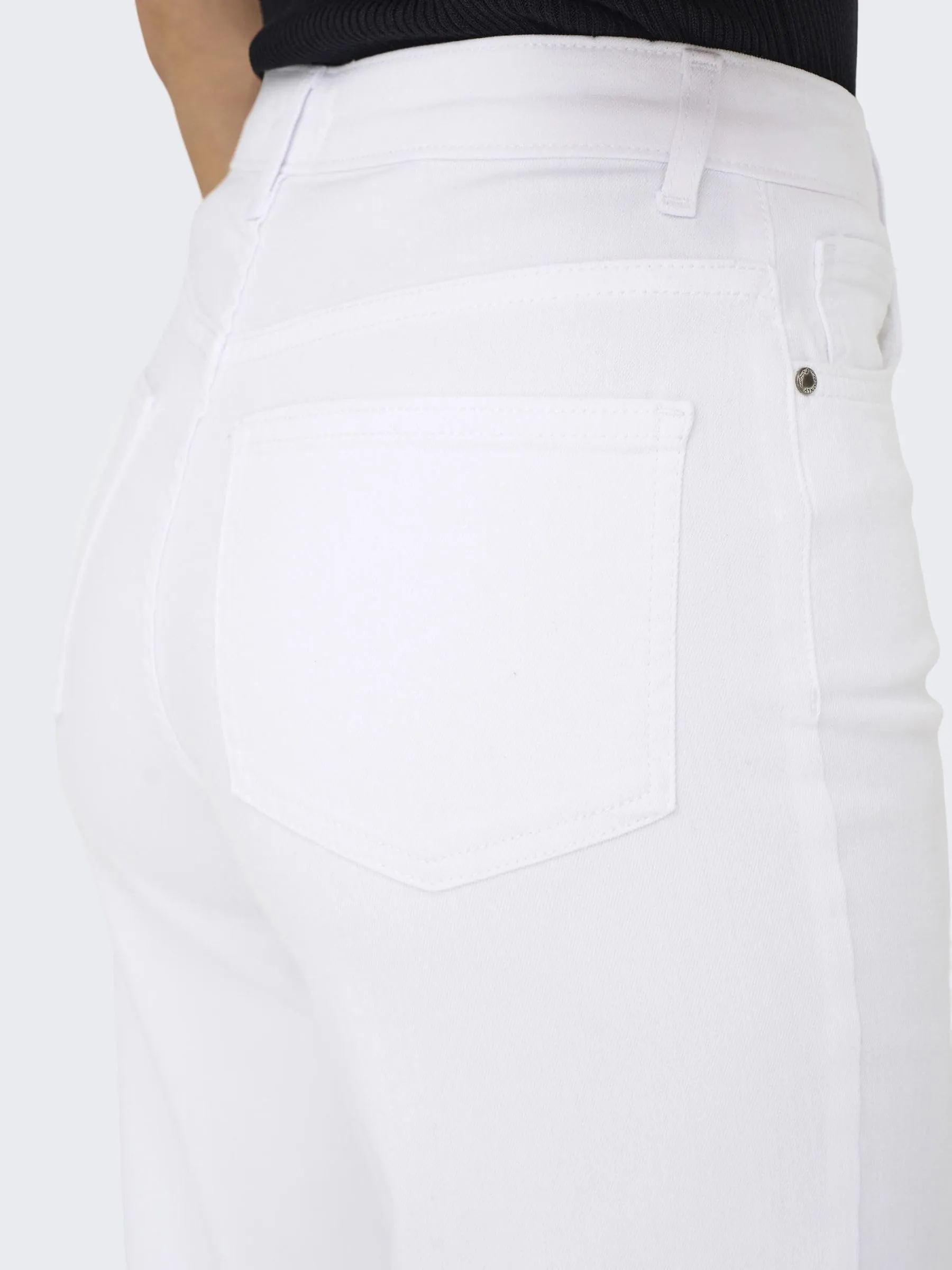 ONLY Madison Blush HW Wide Denim Cropped Noos, Rosa Chiaro, XS x 34L - immagine 9