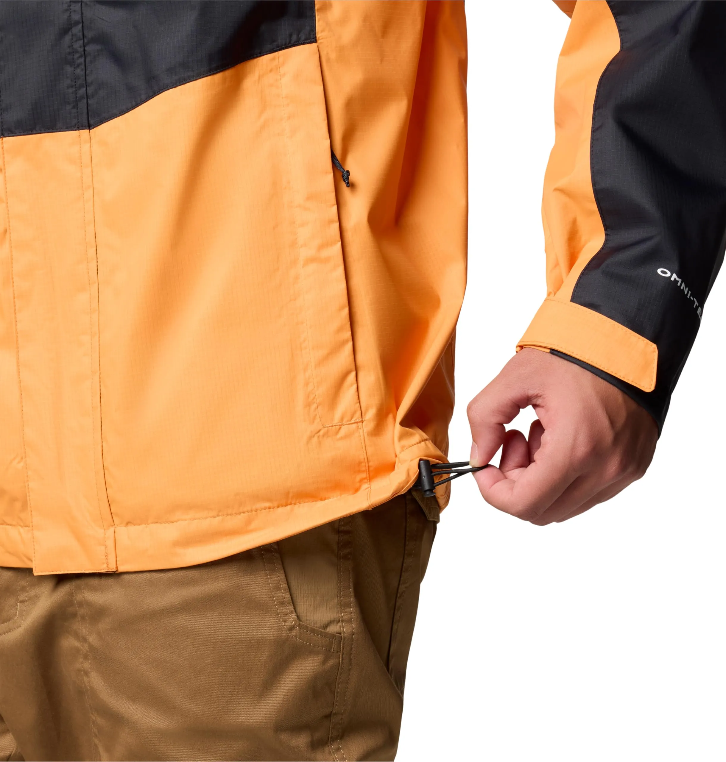 Columbia Pouring Adventure III Jacket, Men's, Black/Koi, L - immagine 7