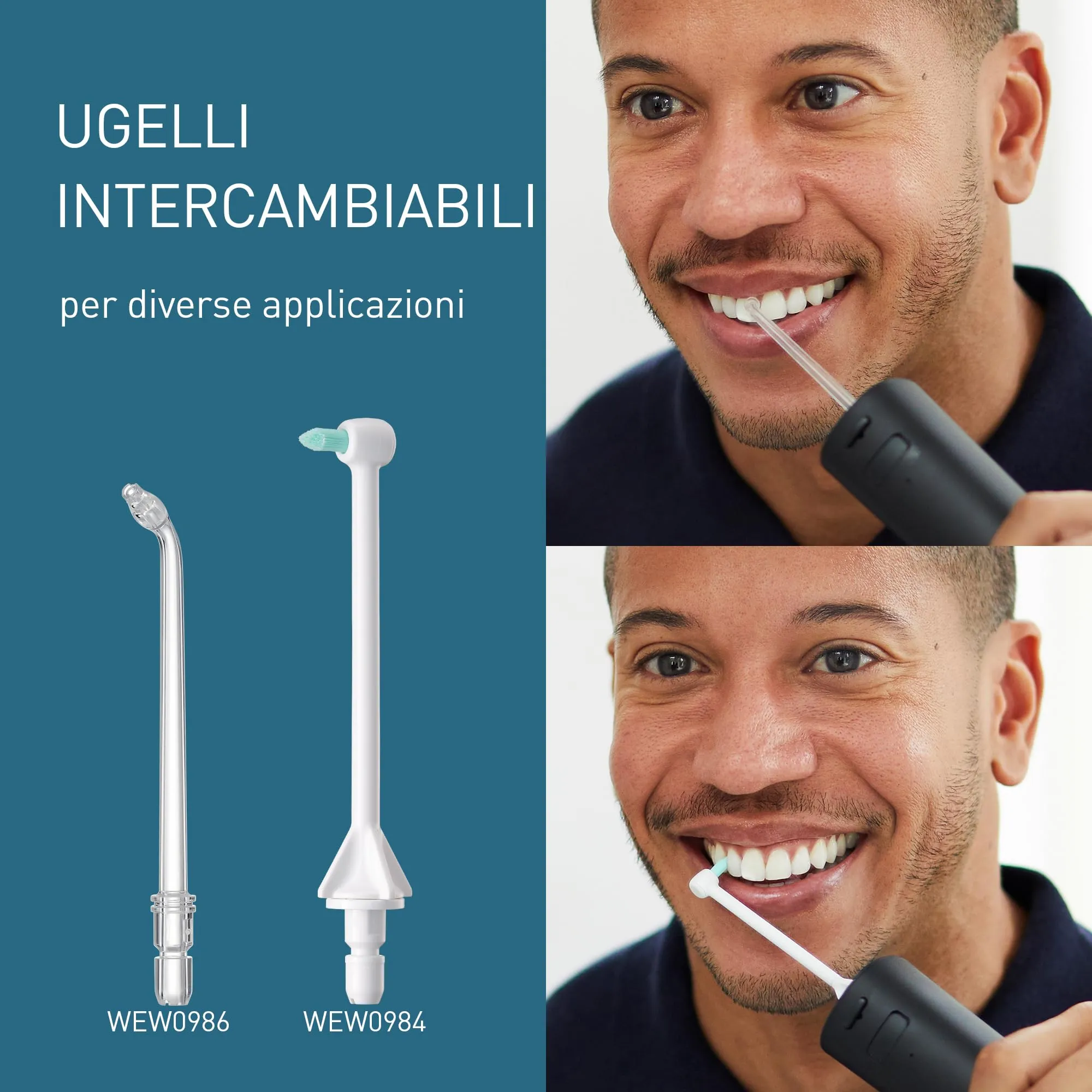 Panasonic Serie 800 Irrigatore Orale a Ultrasuoni EW-DJ86-K503, 200ml, Nero - immagine 9