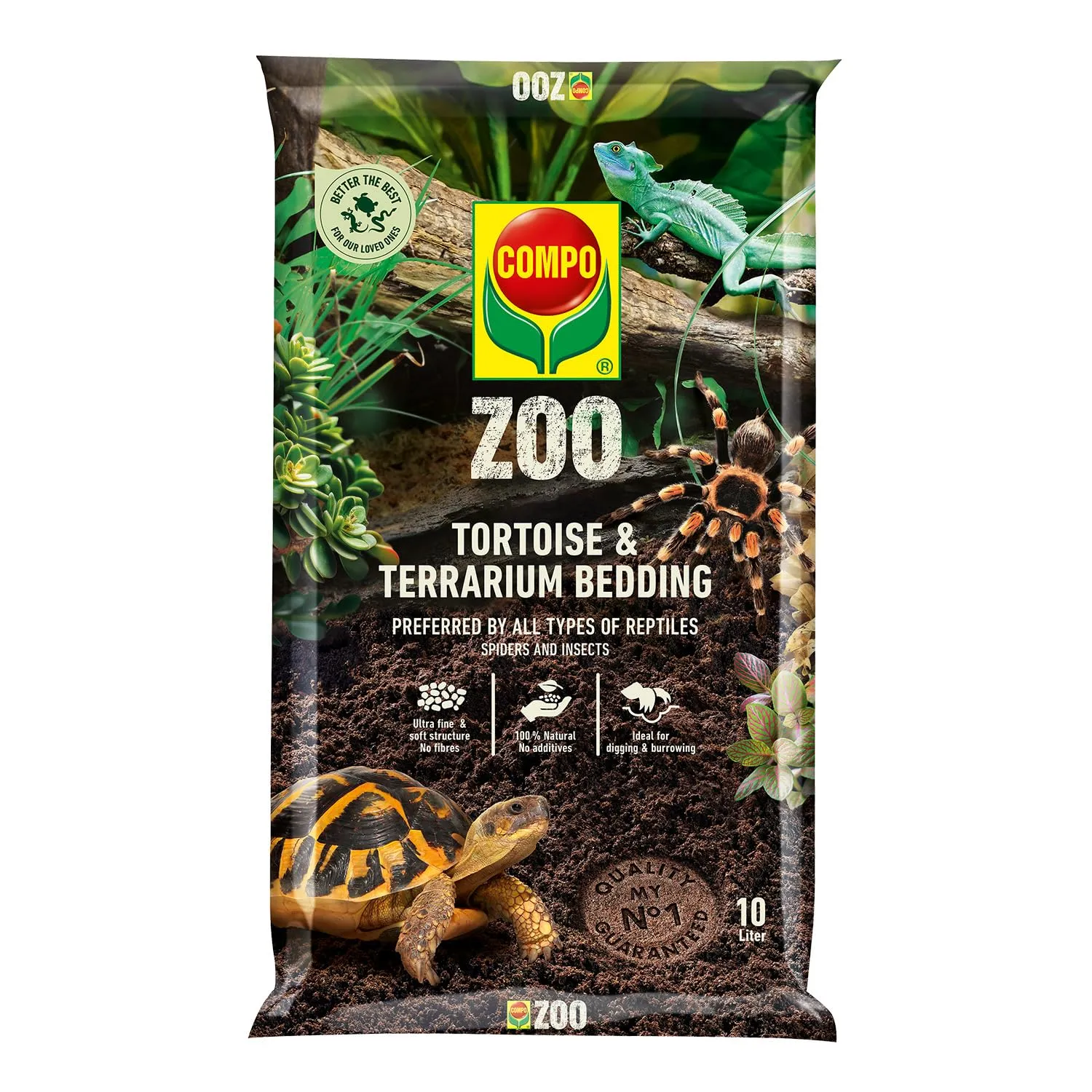 Compo Zoo Lettiera per Tartarughe e Terrari, 10L - immagine 1