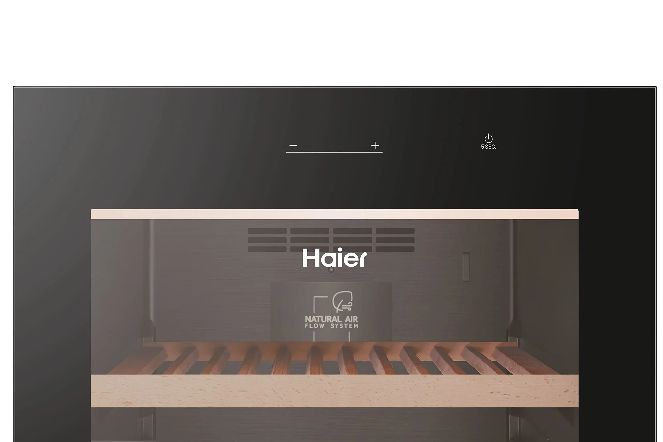 Haier Wine Bank 60 Serie 7 Cantinetta Vino 236 Bottiglie, Doppia Zona, Nero - immagine 4