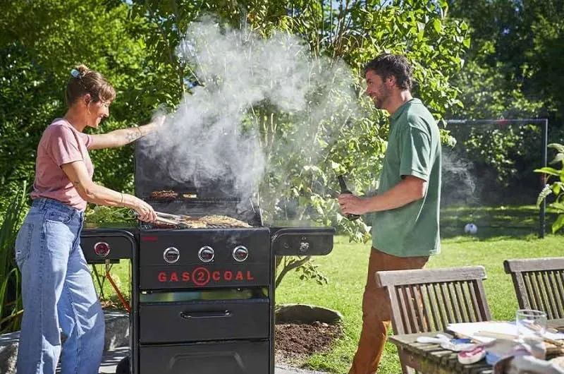Char-Broil Gas2Coal Hybrid Barbecue Special Edition 3 Gas and Charcoal - immagine 3