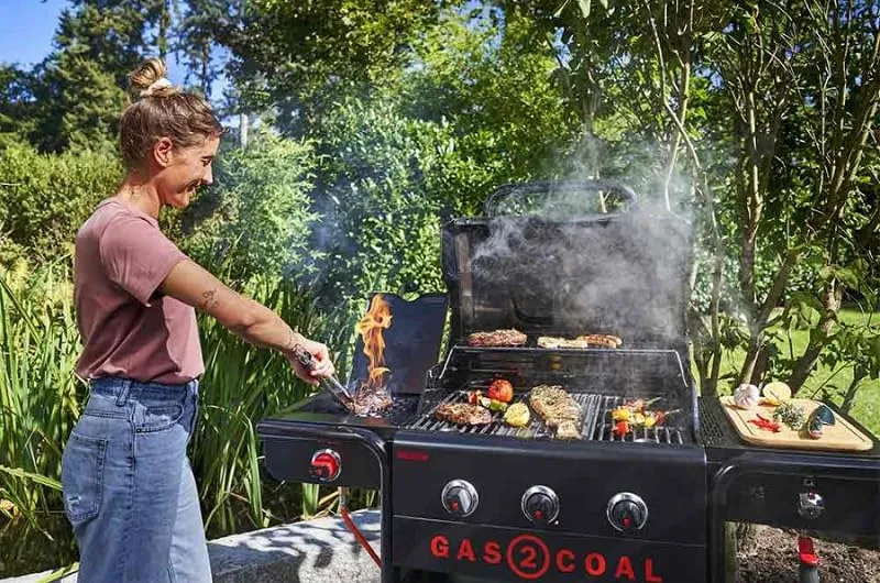 Char-Broil Gas2Coal Hybrid Barbecue Special Edition 3 Gas and Charcoal - immagine 4