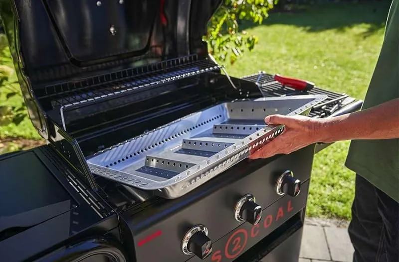 Char-Broil Gas2Coal Hybrid Barbecue Special Edition 3 Gas and Charcoal - immagine 5