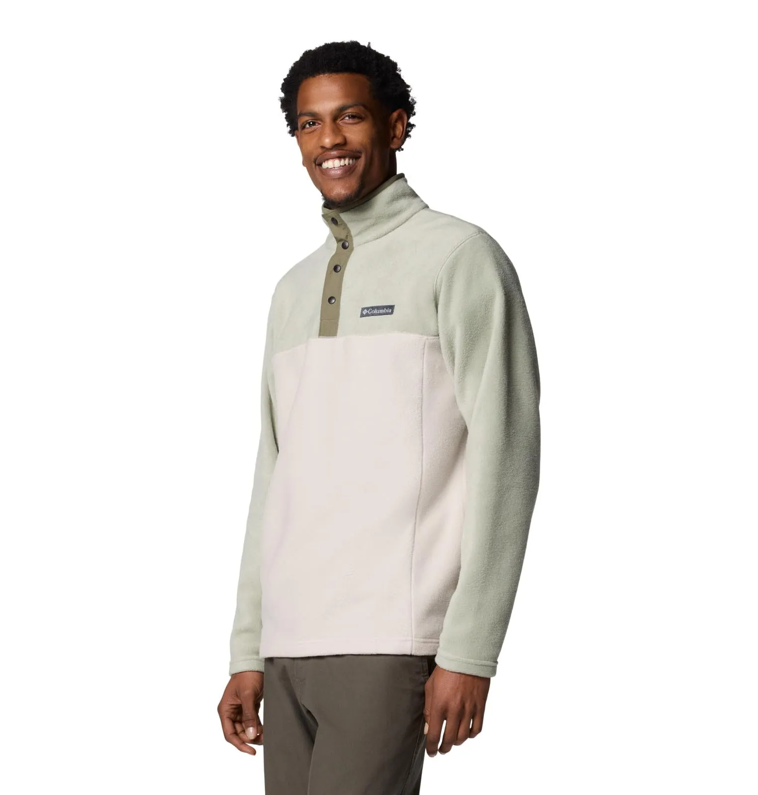 Columbia Men's Steens Mountain Half Snap 2 Fleece Pullover - Dark Stone/Safari, XXL - immagine 3