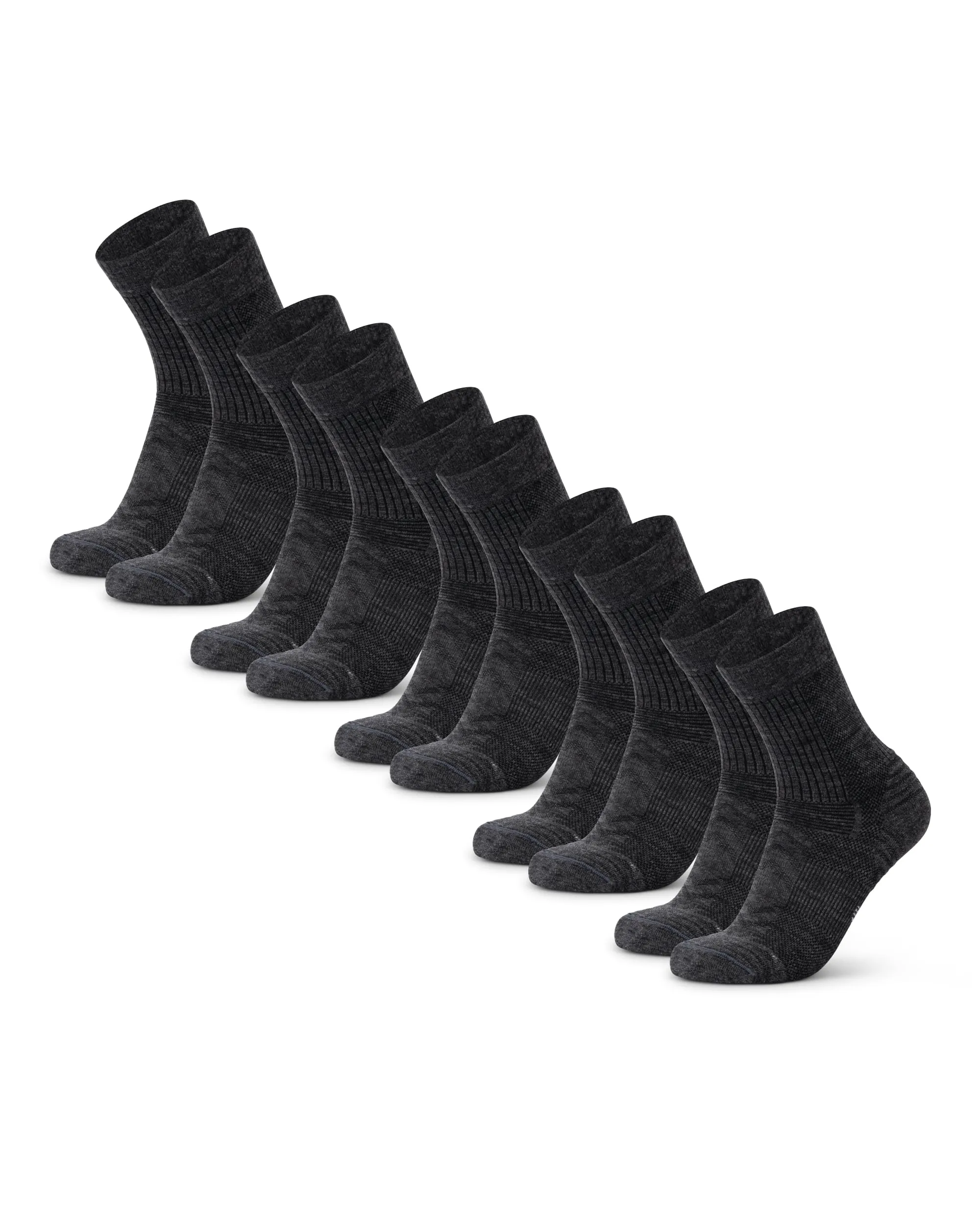 Danish Endurance Calze Trekking Leggere, Grigio Scuro, 39-42 - immagine 1