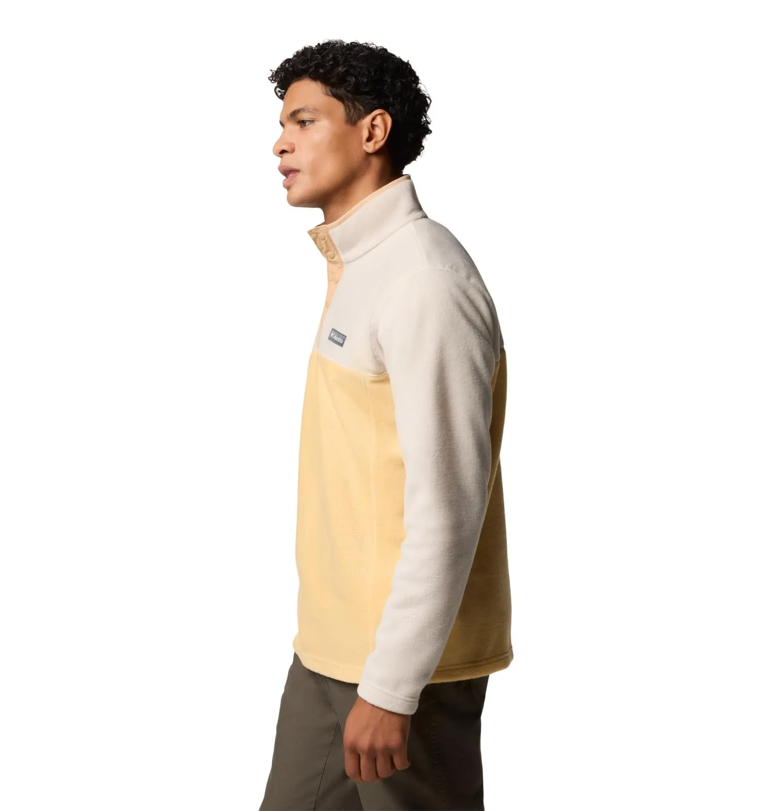 Columbia Men's Steens Mountain Half Snap 2 Fleece Pullover - Sand Dune/Dark Stone, XXL - immagine 4