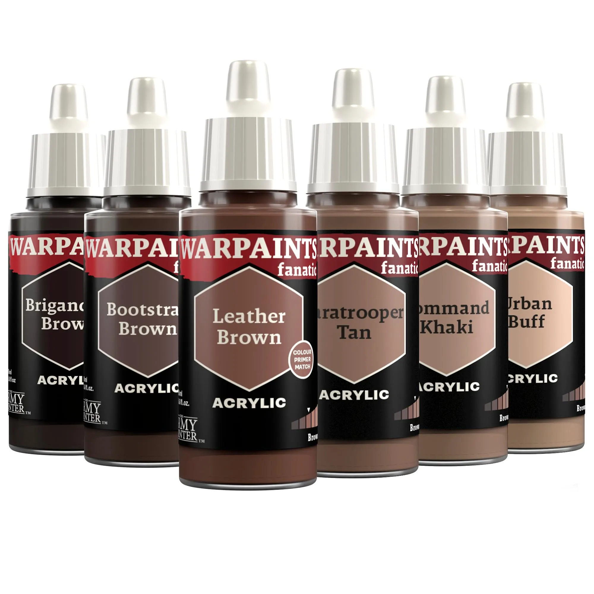 The Army Painter Warpaints Fanatic Flexible Triad: Browns 6x18ml - immagine 1