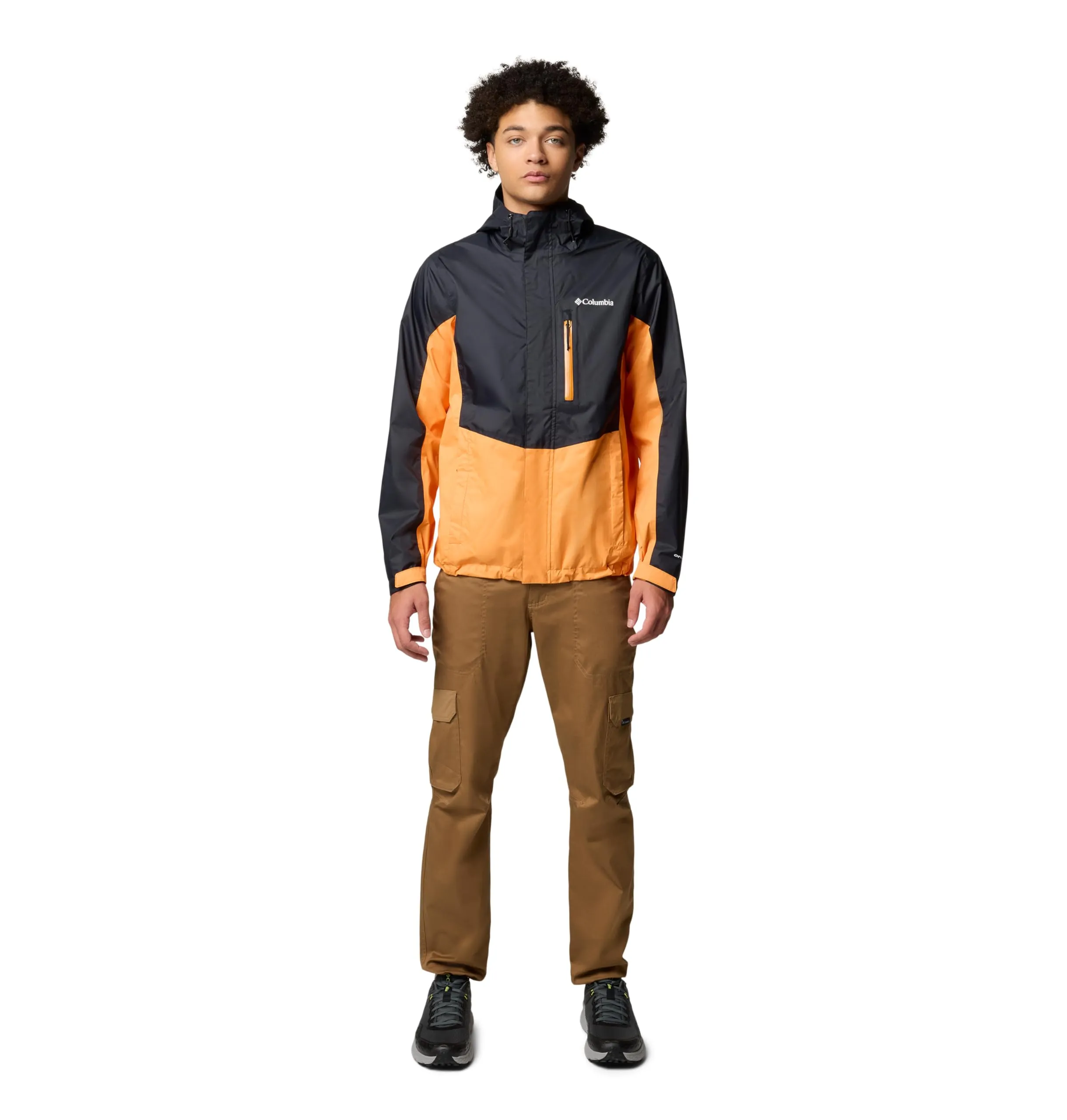 Columbia Pouring Adventure 3 Jacket, Nero/Koi, M - immagine 5