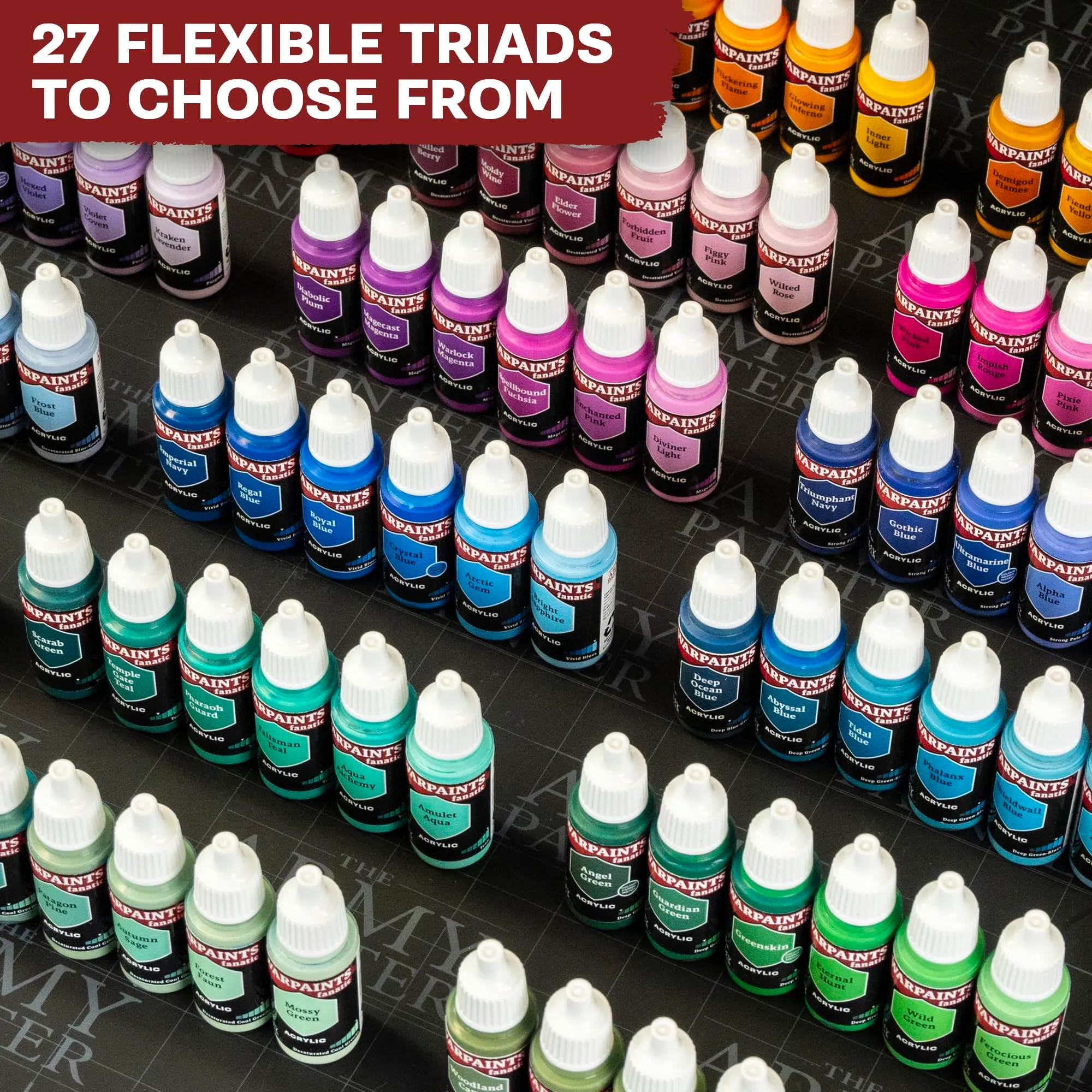 The Army Painter Warpaints Fanatic Flexible Triad: Black & Greys 6x18ml - immagine 3