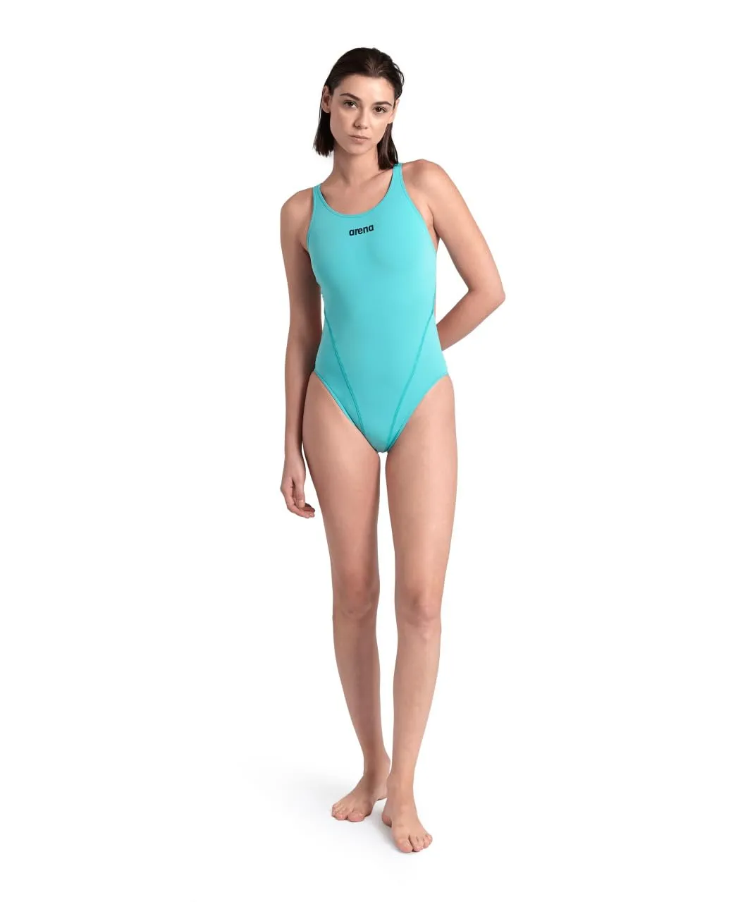 Arena Performance Solid Swim Tech Team Costume da Donna - immagine 7