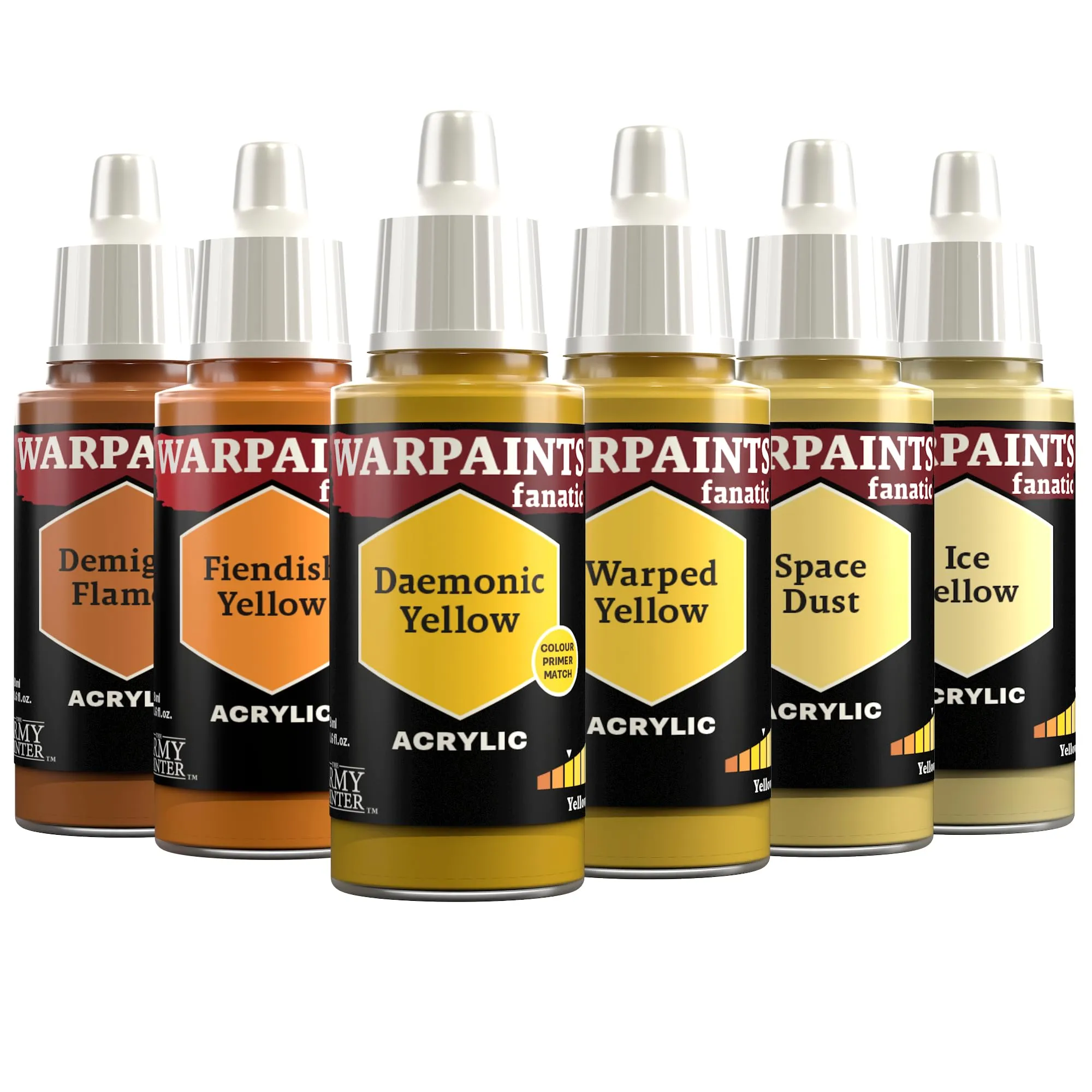 The Army Painter Warpaints Fanatic Flexible Triad: Yellows 6x18ml - immagine 1