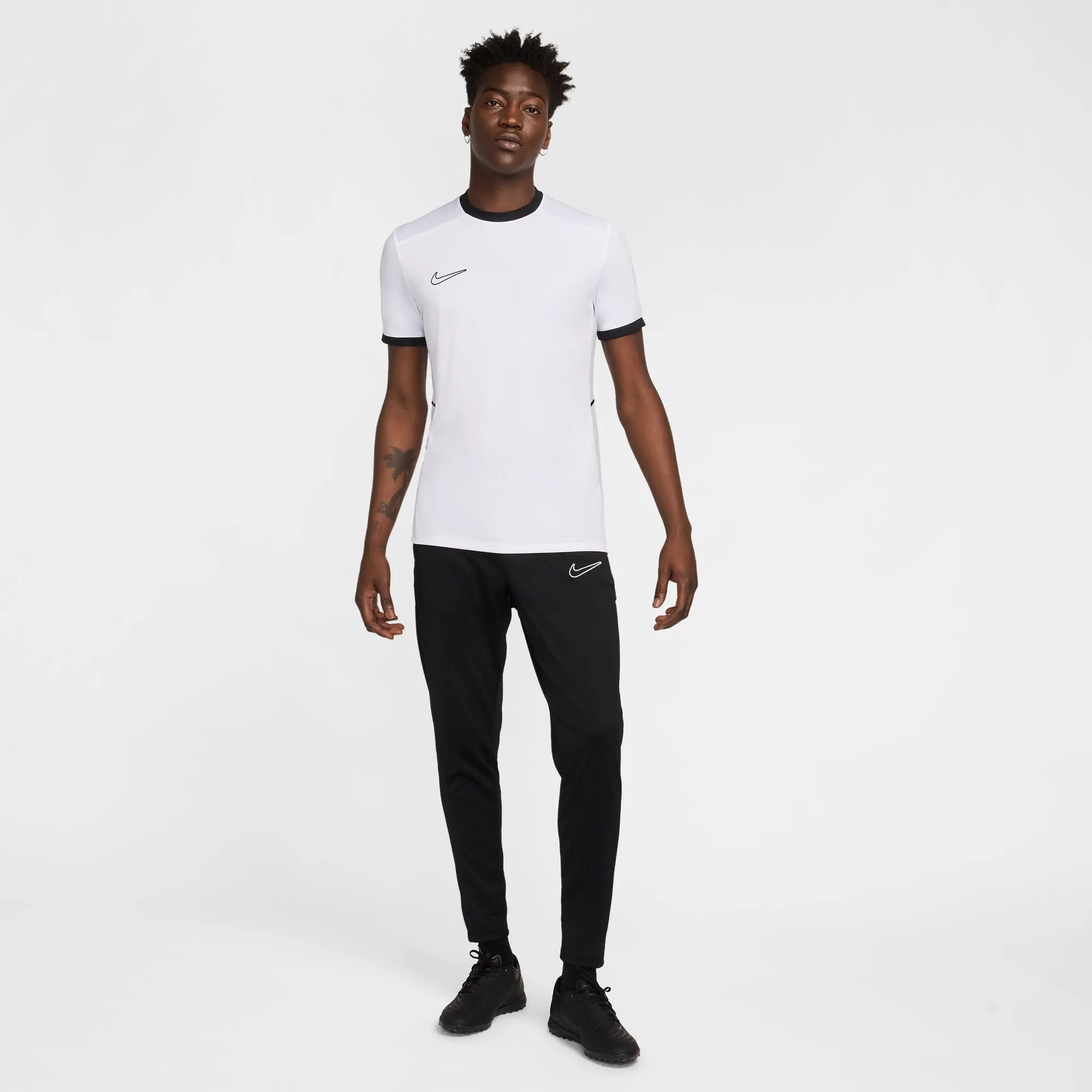 Nike Dri-Fit Academy 25 T-Shirt - White/Black/Wolf Grey/Black - XL - immagine 7
