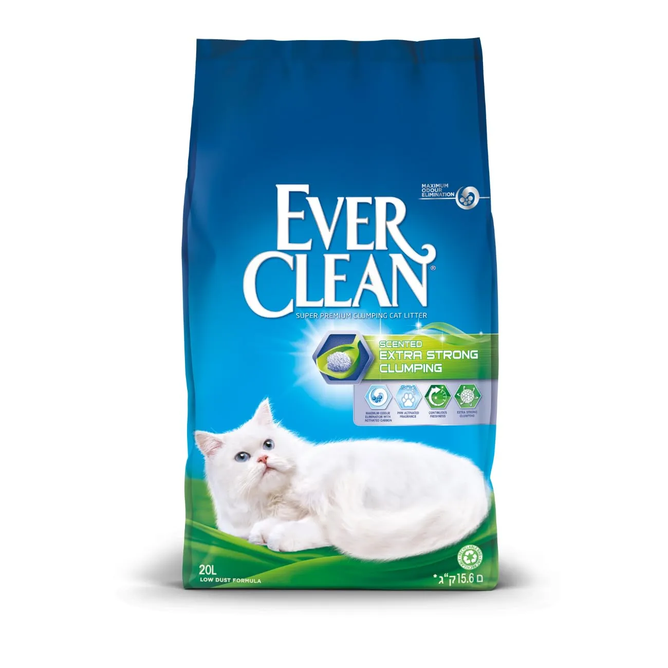 Ever Clean Extra Hygiene Fresca Lettiera Agglomerante per Gatti, 20 L - immagine 1